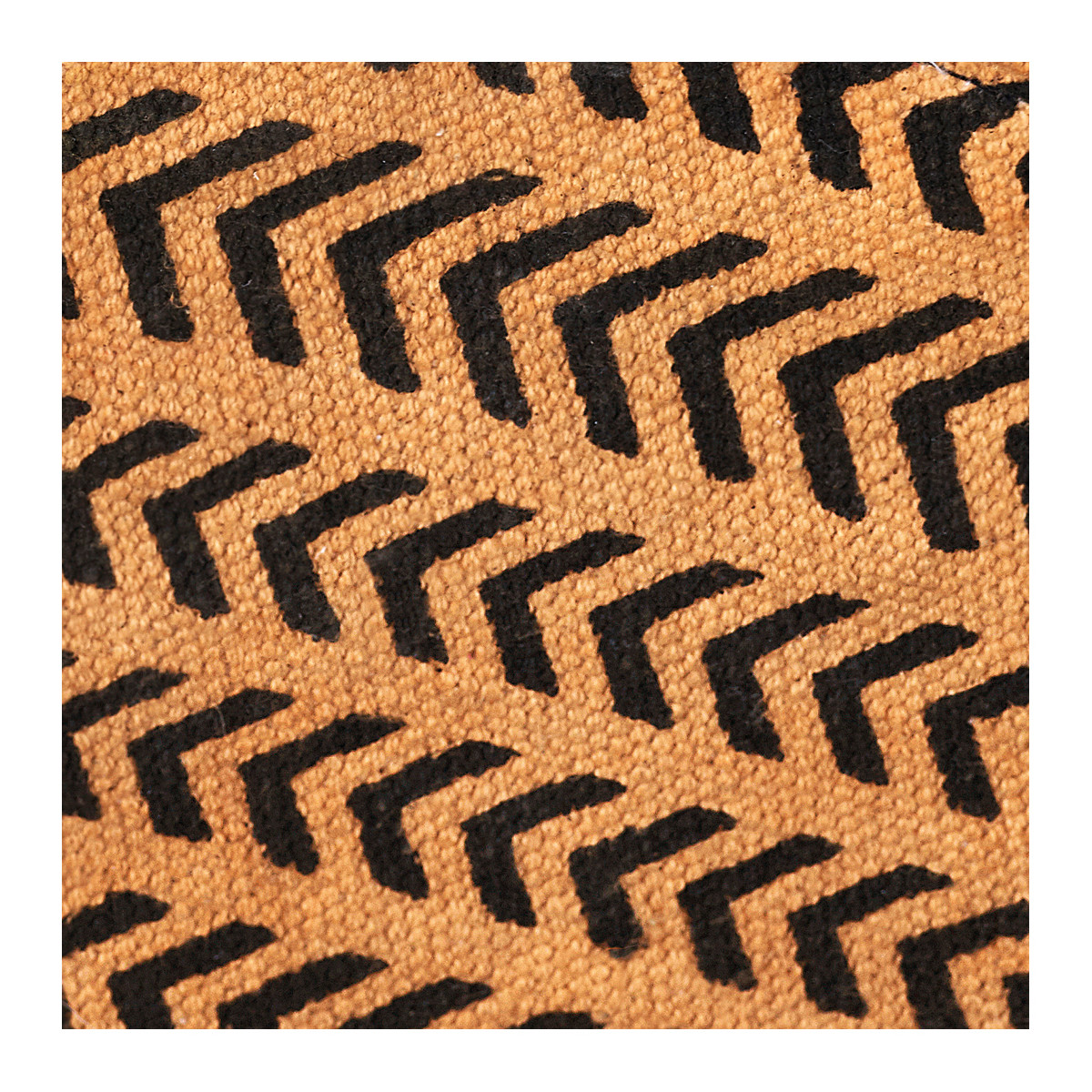 Cotton rug BLANC D'IVOIRE Brown