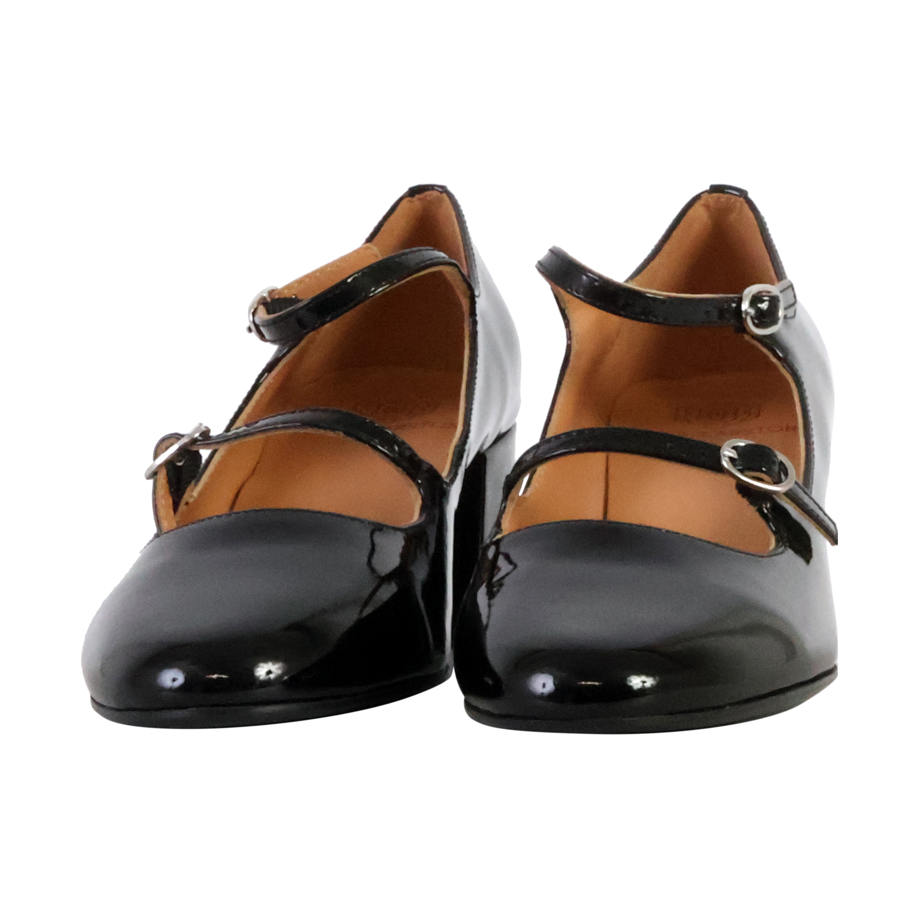 Peony leather heeled ballet flats EMILIE KARSTON Silver