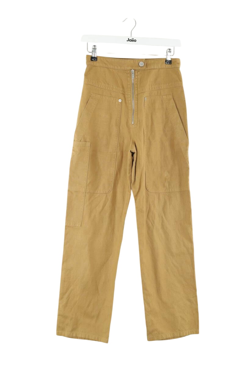 Slim-fit cotton cargo pants ISABEL MARANT ÉTOILE - SECONDE MAIN Brown