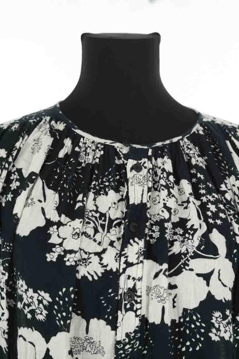 Cotton blouse LAURENCE BRAS - Seconde Main Black