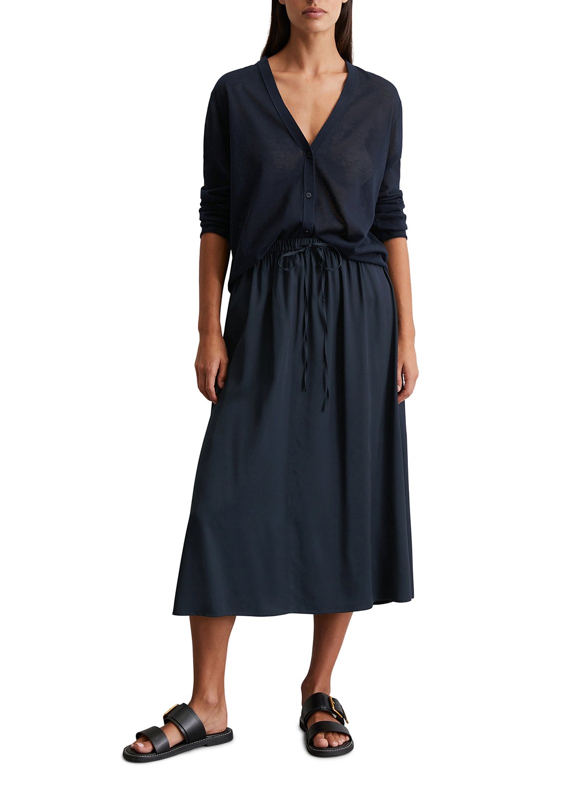 Falda midi recta MARC O'POLO Azul