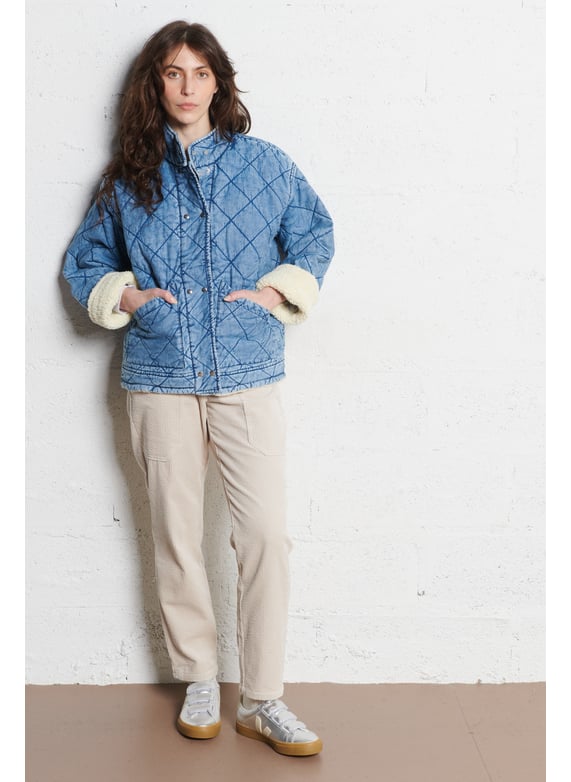 Pantalon droit en coton - Look 3