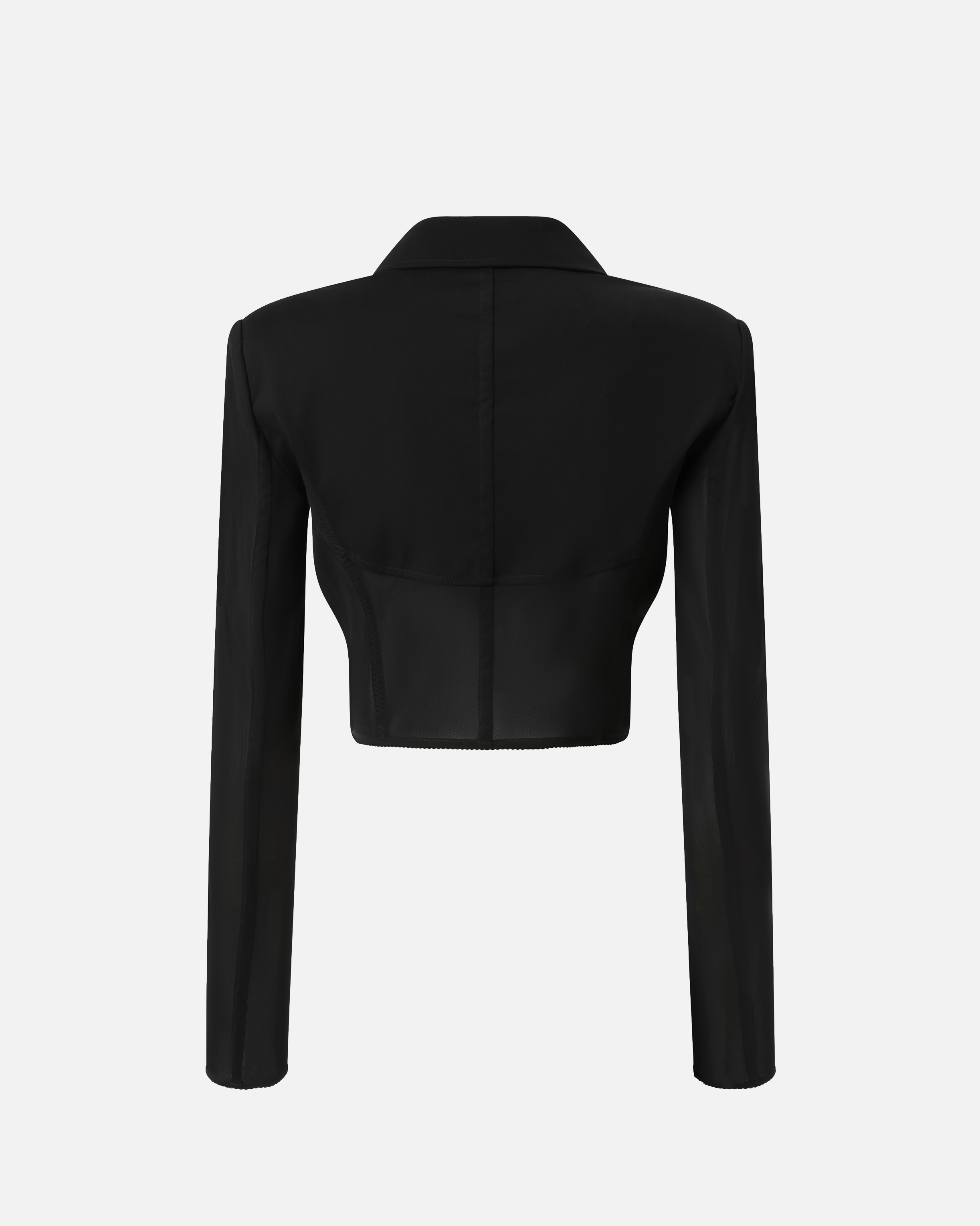 Spencer jacket with zipper closure PINKO Black