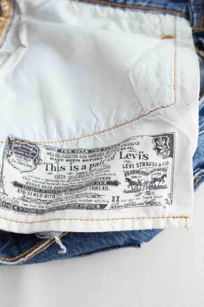 Mini shorts LEVI'S - Seconde main Blue