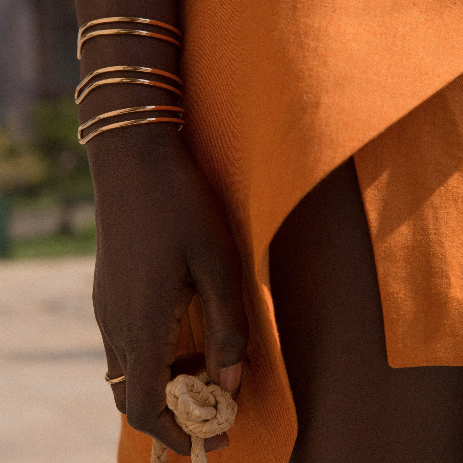 Bracelet réversible, vermeil MAYRENA Doré