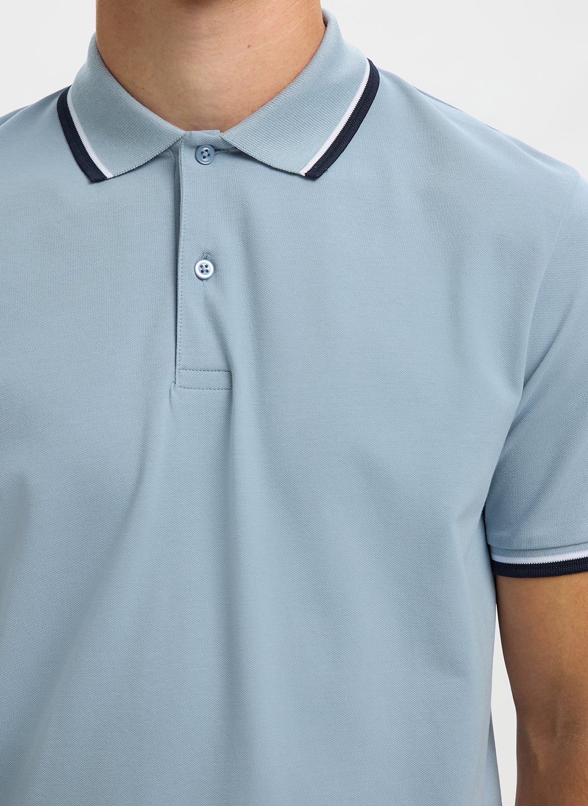 Regular-fit polo shirt SELECTED Blue
