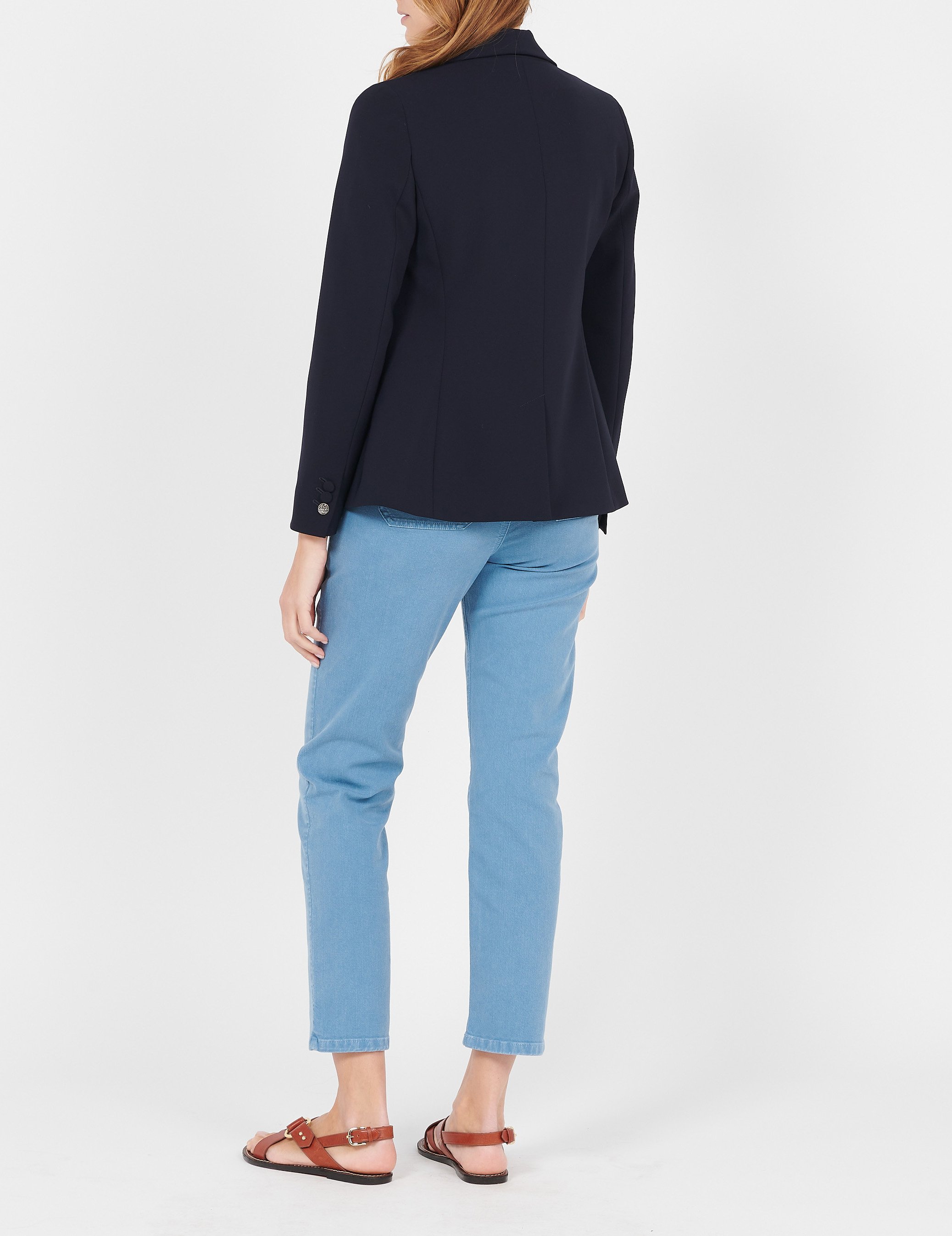 Veste col tailleur MAISON 123 Bleu