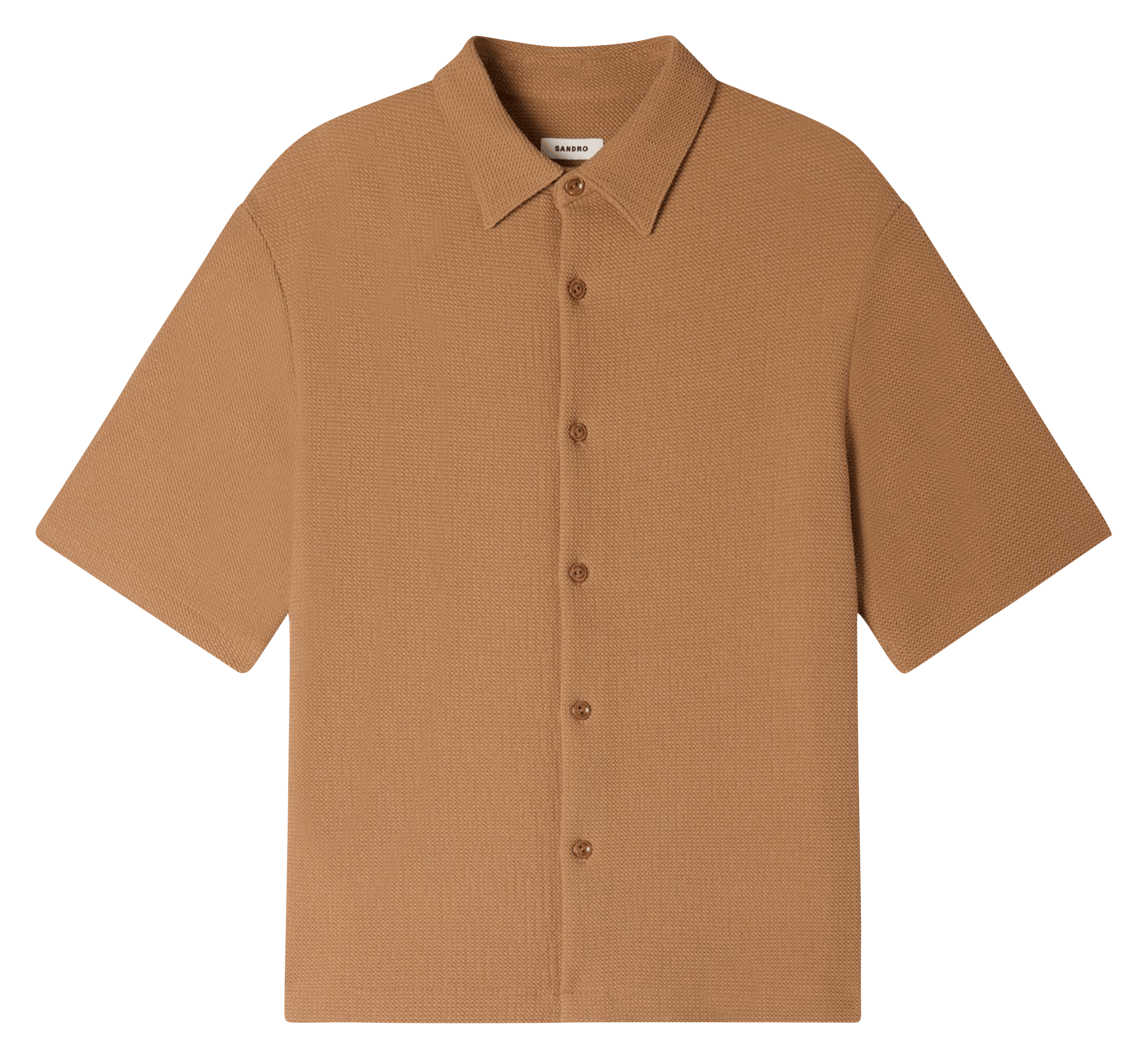 Polo regular-fit SANDRO Marron