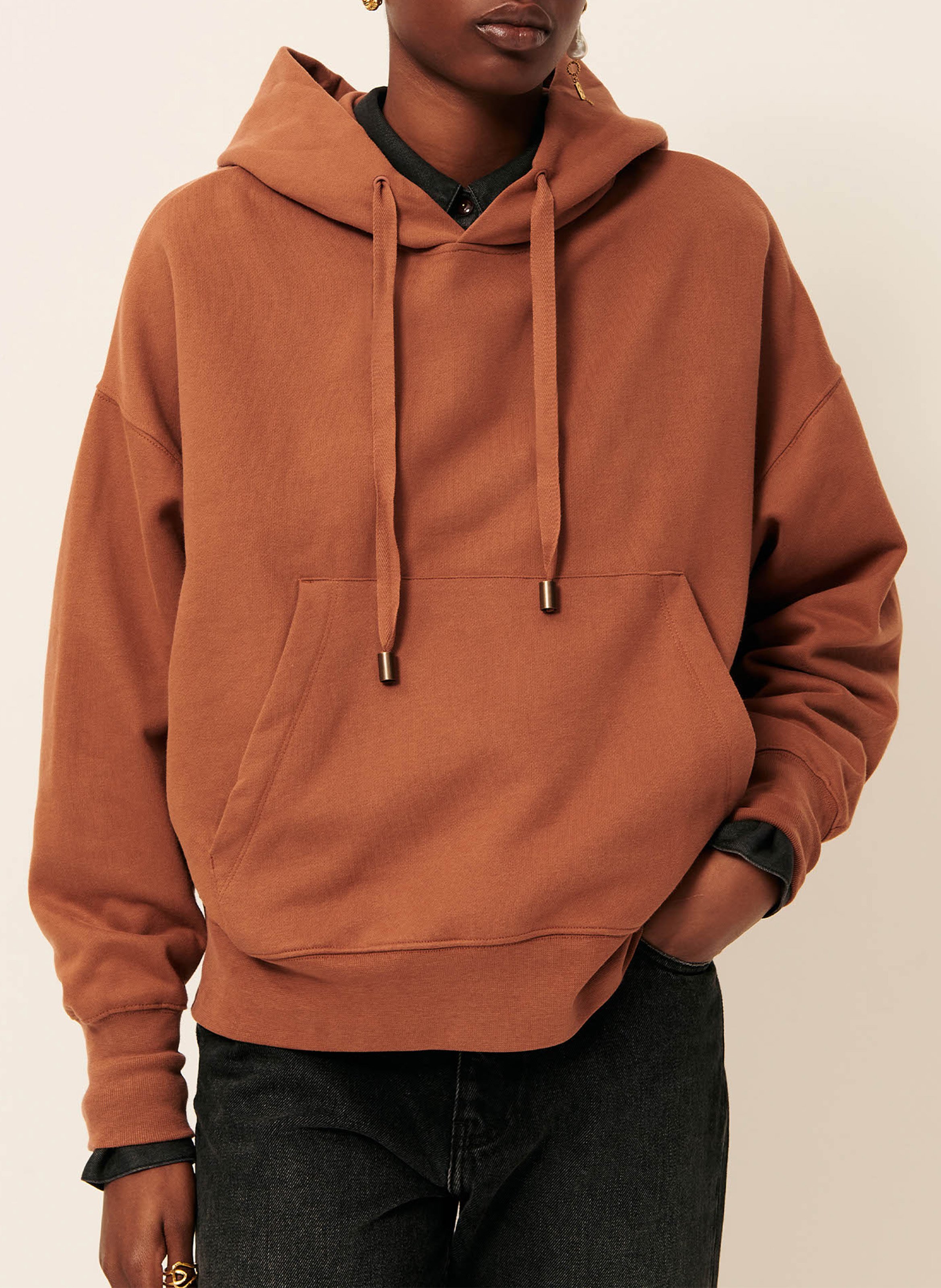 Oversize-Kapuzensweatshirt SESSUN