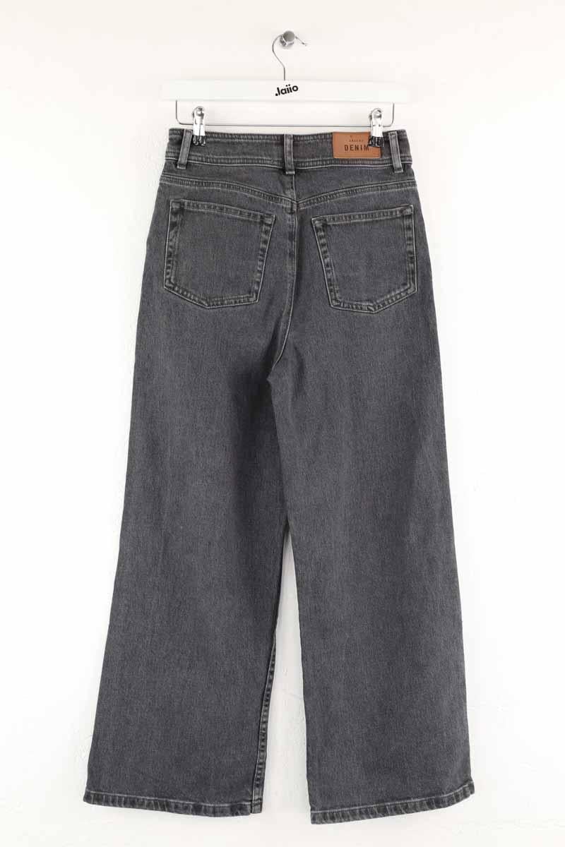 Straight cotton-blend pants SEZANE - Seconde main Grey