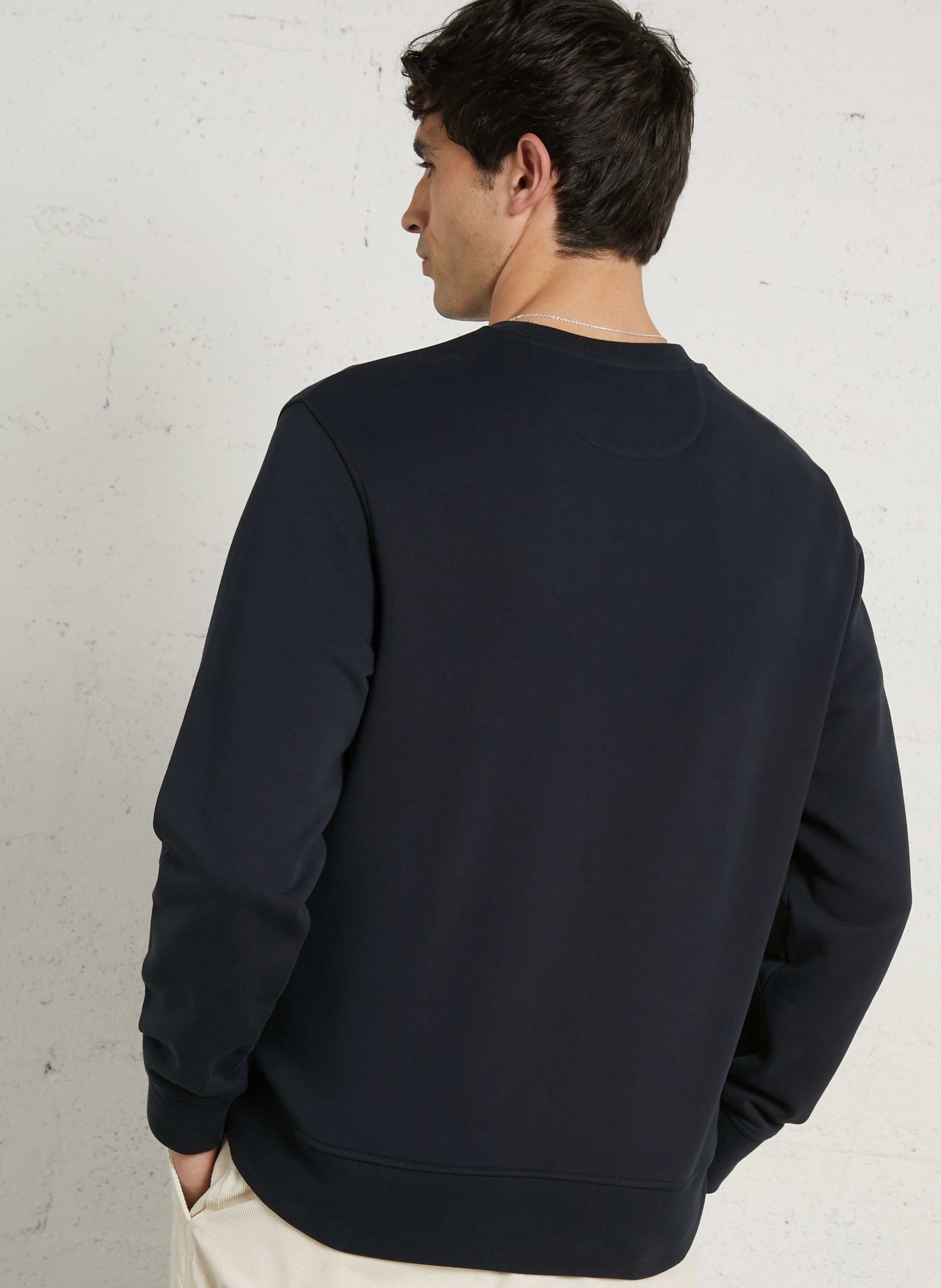 Oversized cotton sweatshirt EDEN PARK Blue