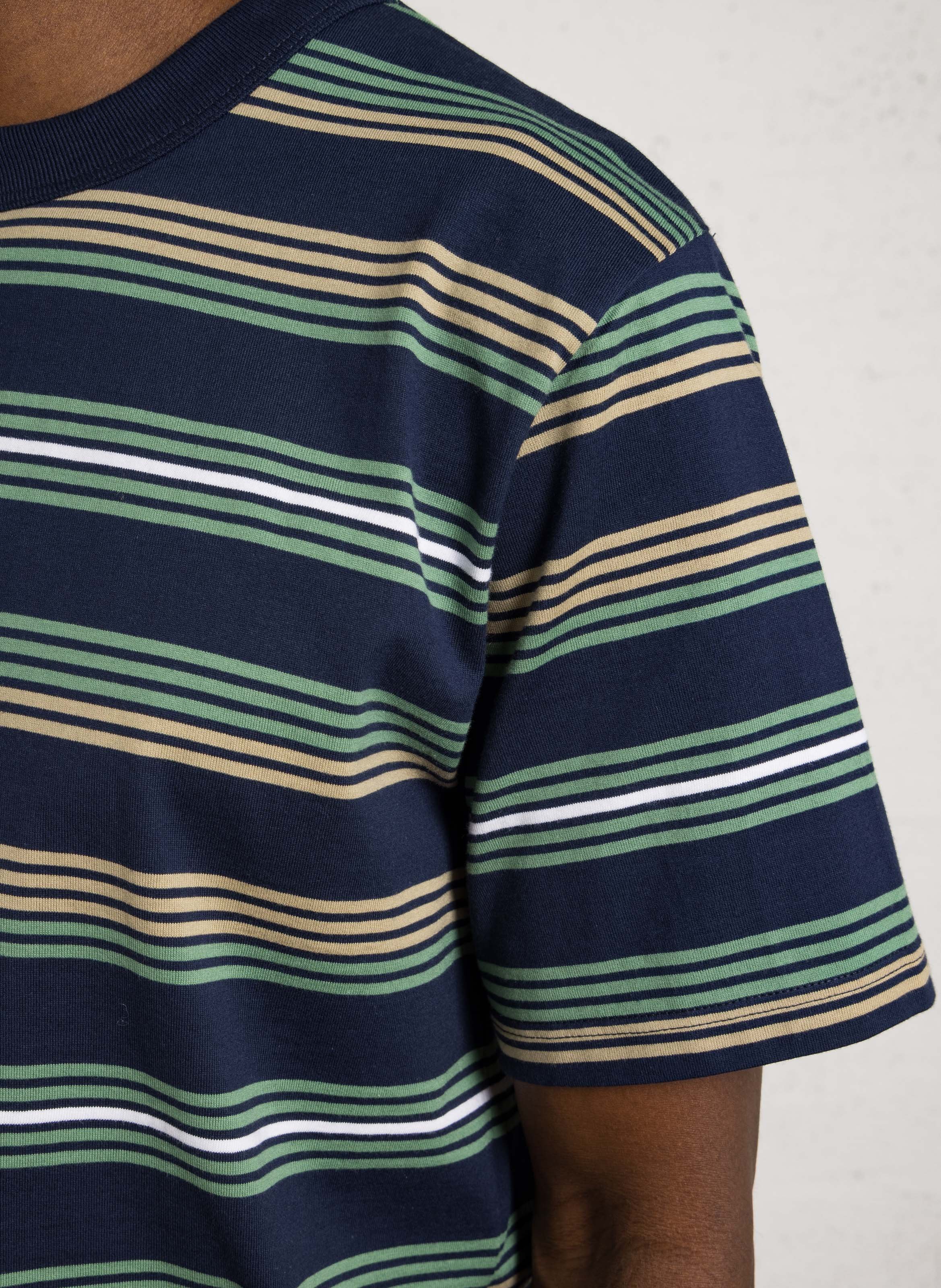 Klassisches Baumwollhemd mit Kragen ARMOR LUX Blau