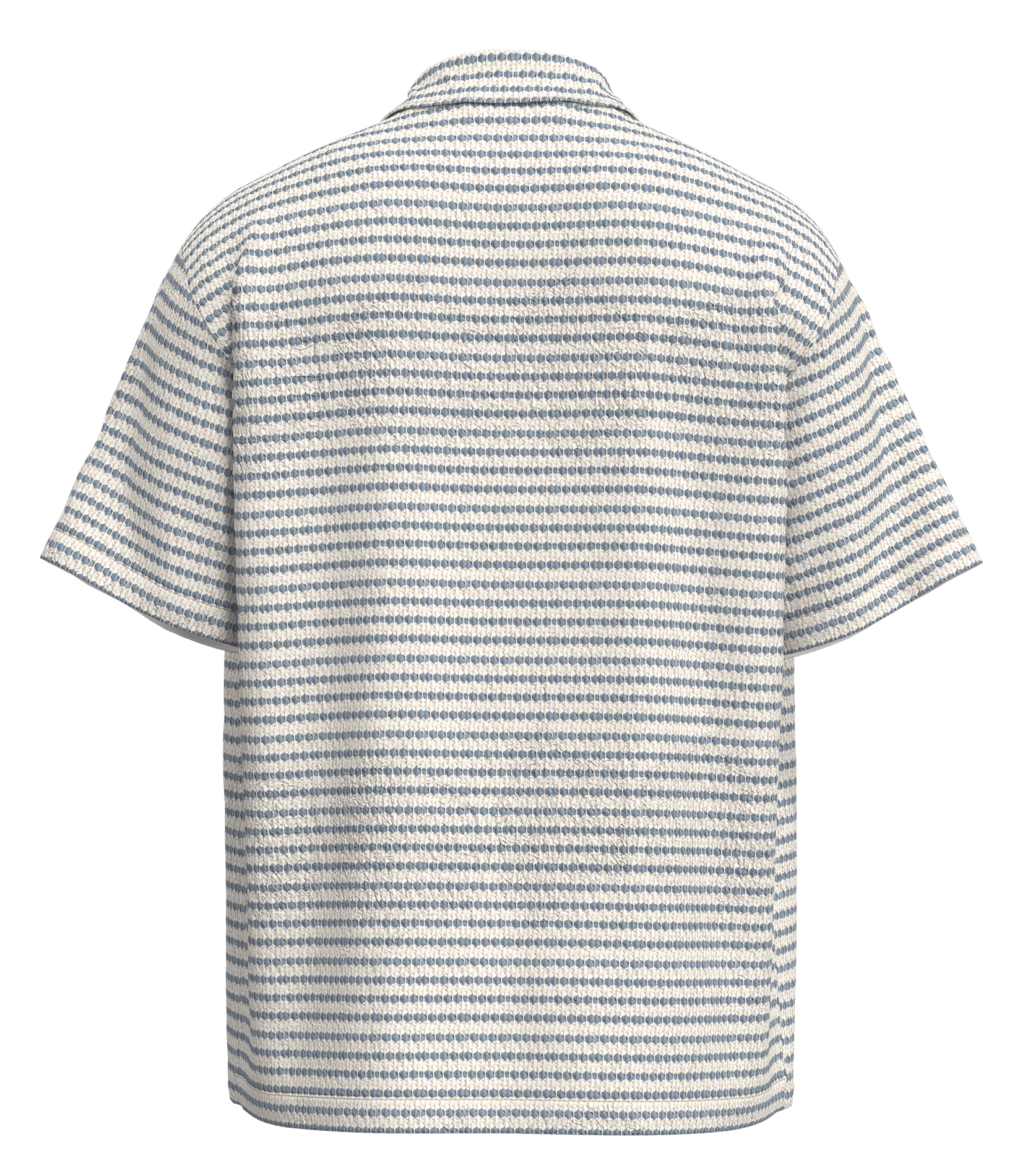Regular-Fit-Hemd aus strukturierter Bio-Baumwolle SELECTED Beige