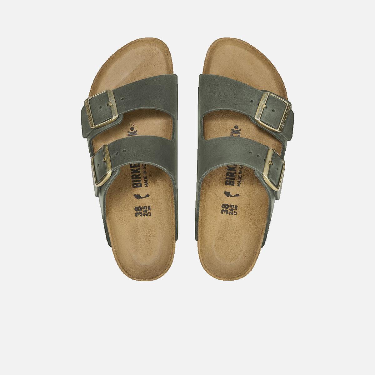 Arizona flat sandals BIRKENSTOCK Green