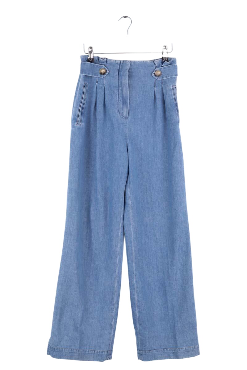 Pantalon large SEZANE - Seconde main Bleu