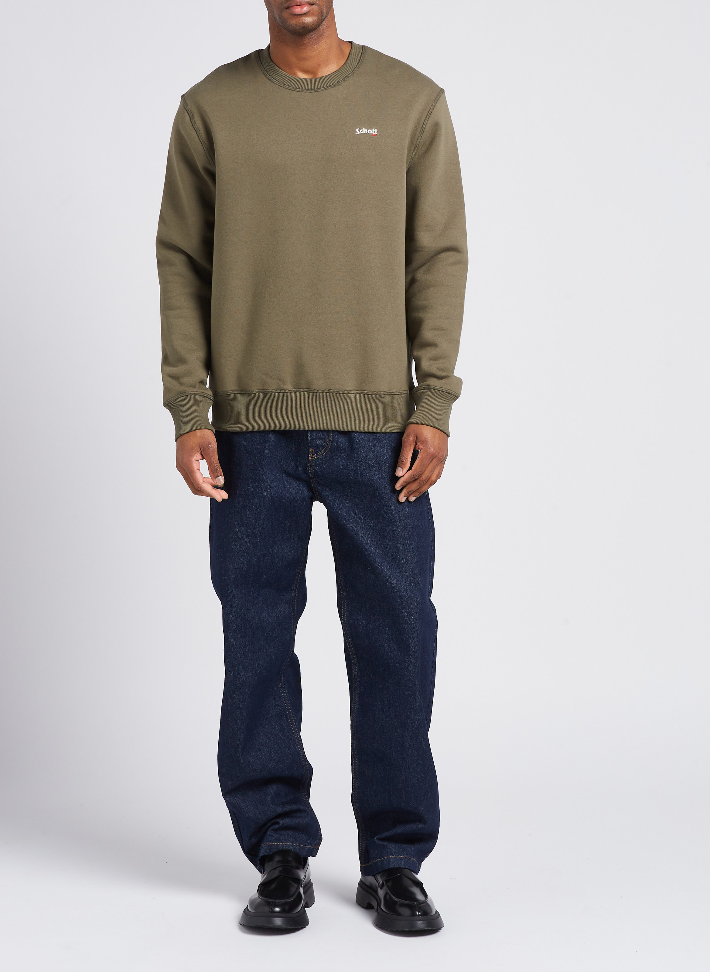 Straight Cut Jeans aus Stretch-Baumwolle SAISON 1865 Blau