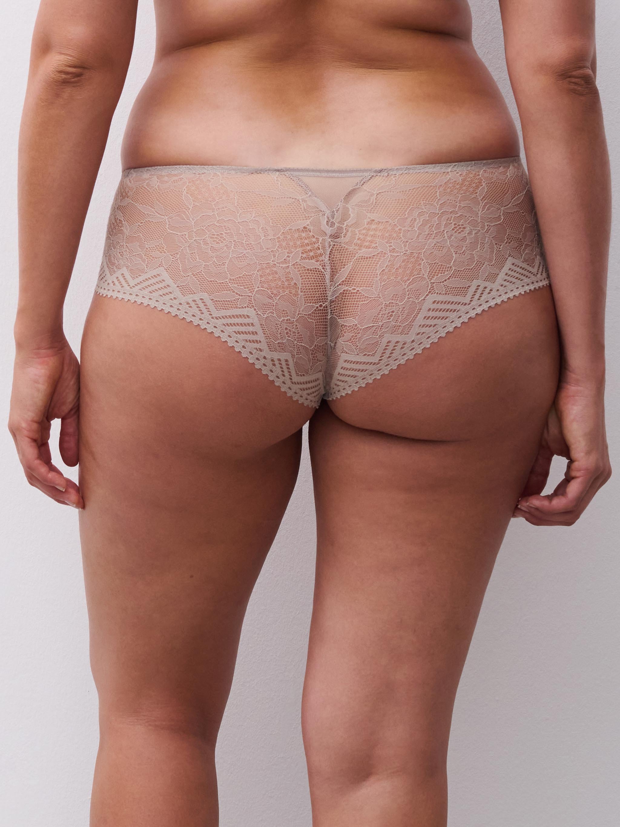Lace boy shorts CHANTELLE Brown