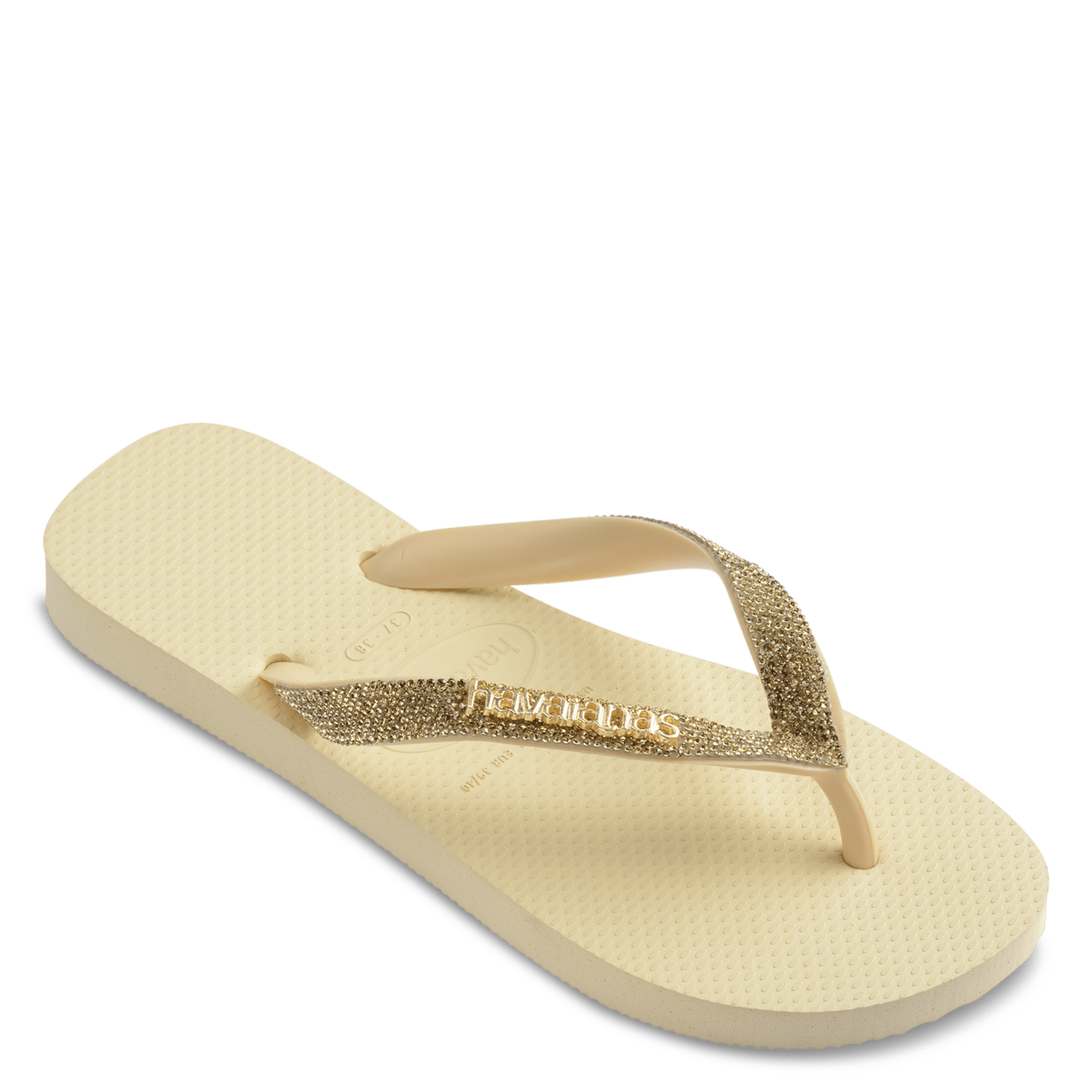 Tongs à paillettes HAVAIANAS Jaune