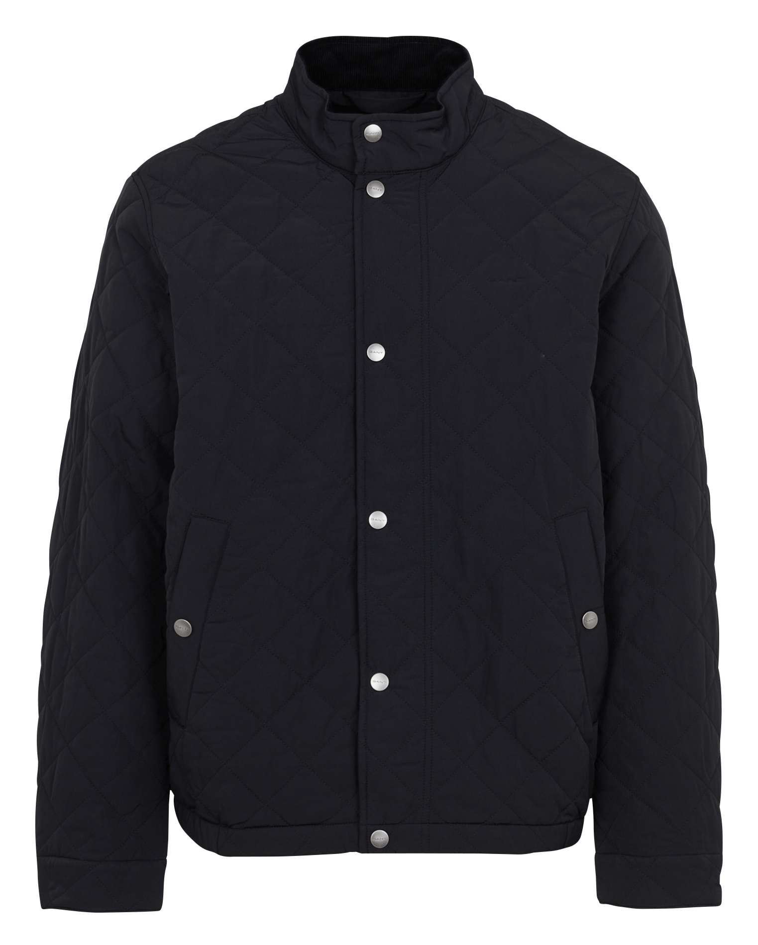 Einfarbige gesteppte gerade Jacke. GANT
