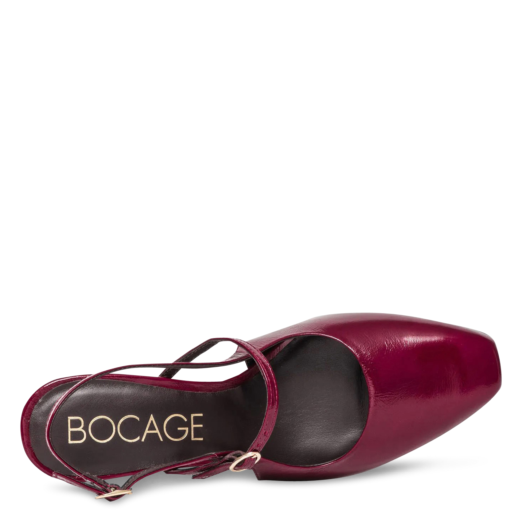 Escarpins en cuir vernis BOCAGE Rouge