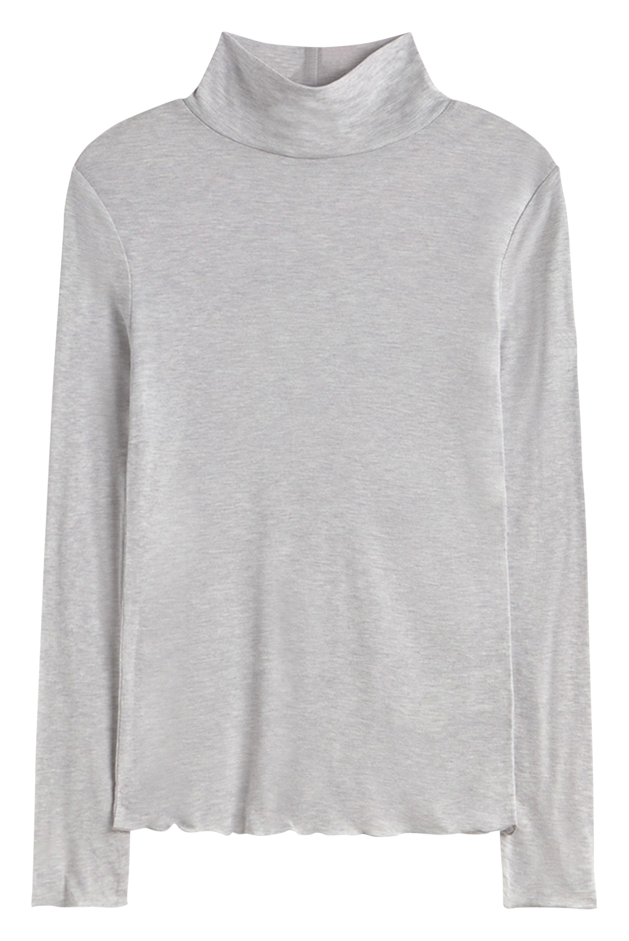 Plain high-neck top SIMORRA Grey