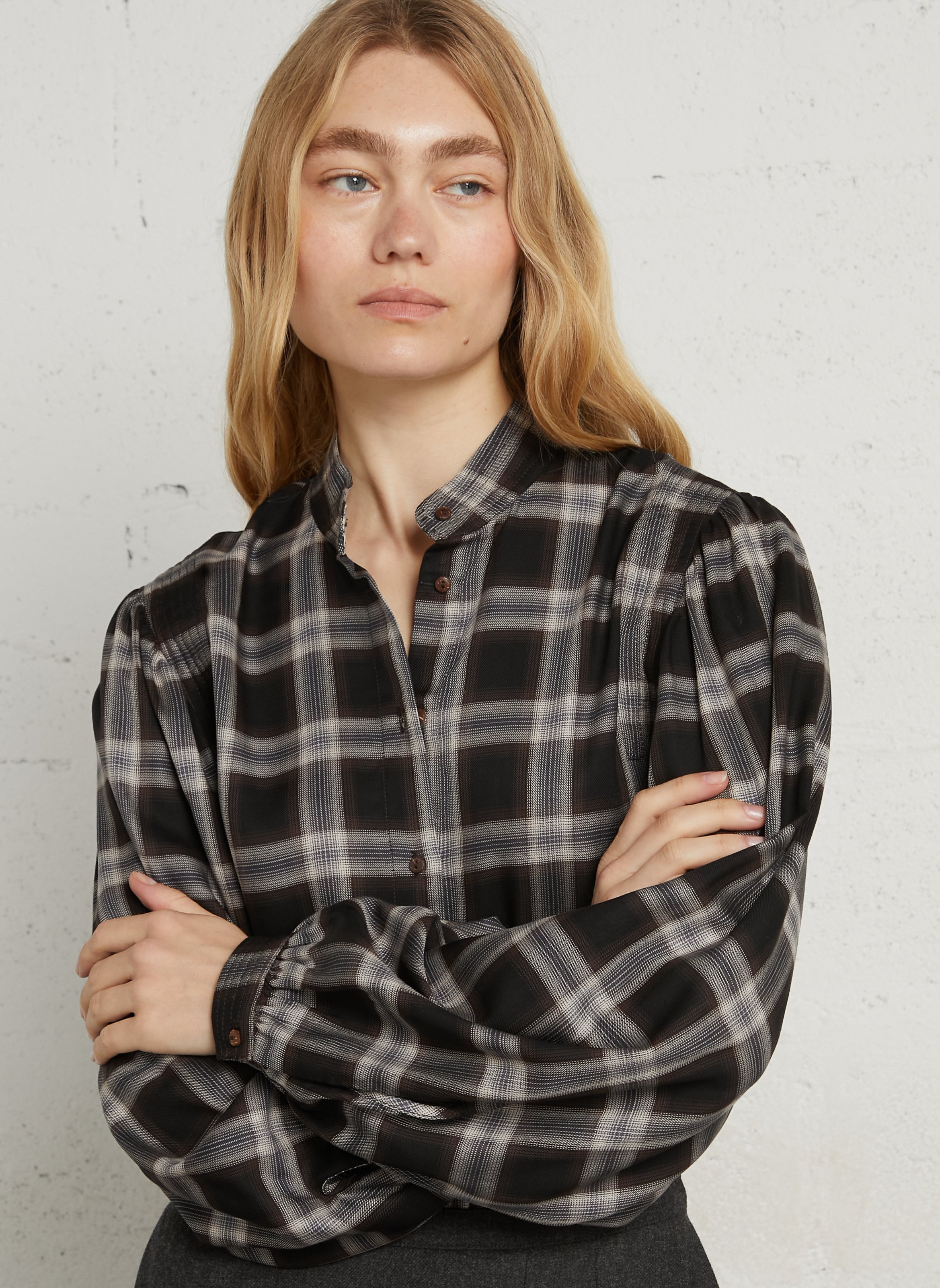 Straight checked shirt DIEGA Multicolored