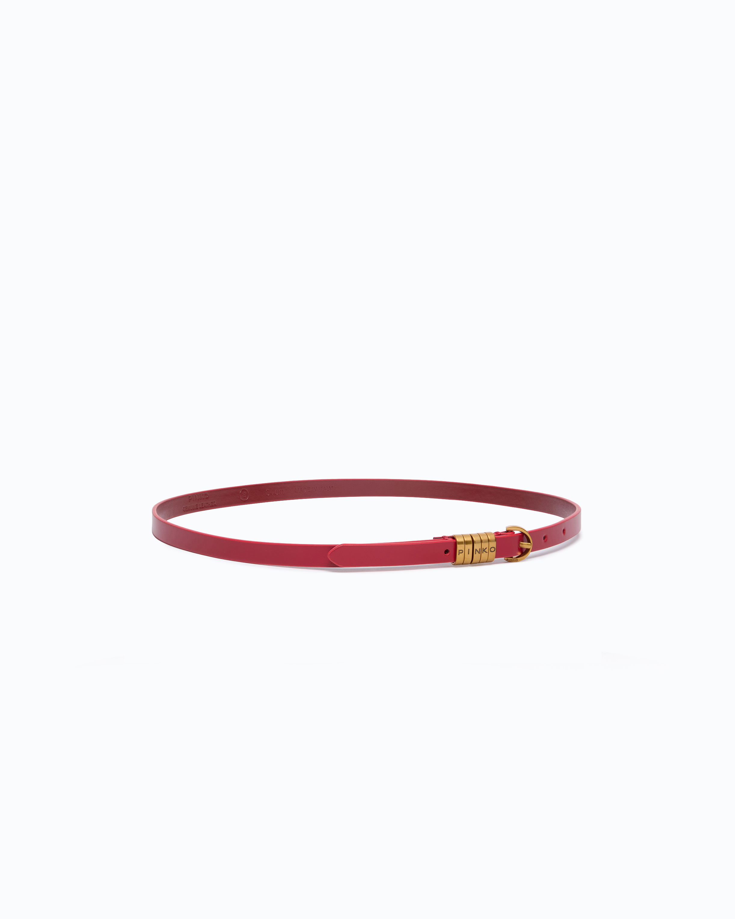 Belt with Pinko logo 1.2 cm PINKO Multicolored