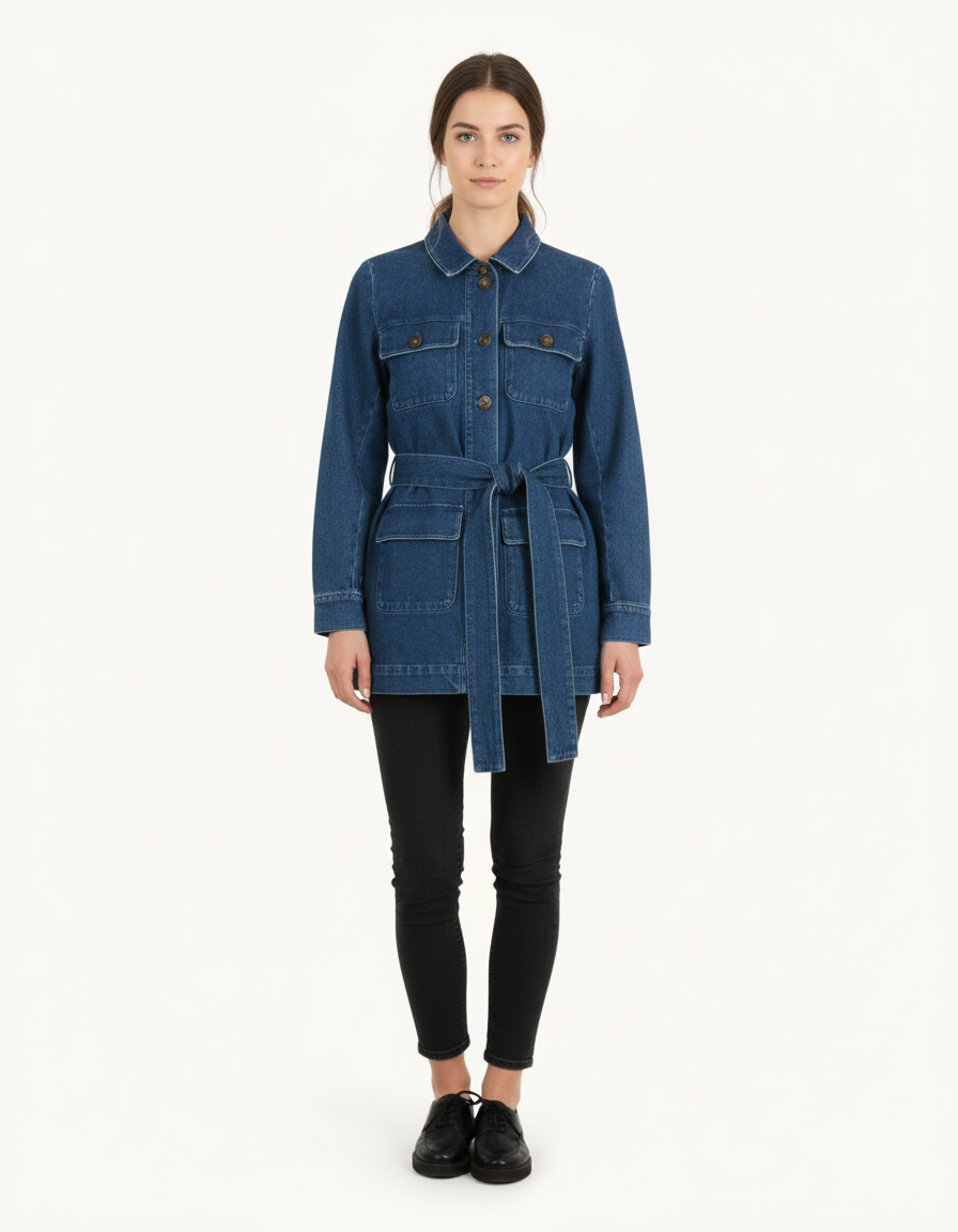 Denim jacket SEZANE - Seconde main Blue