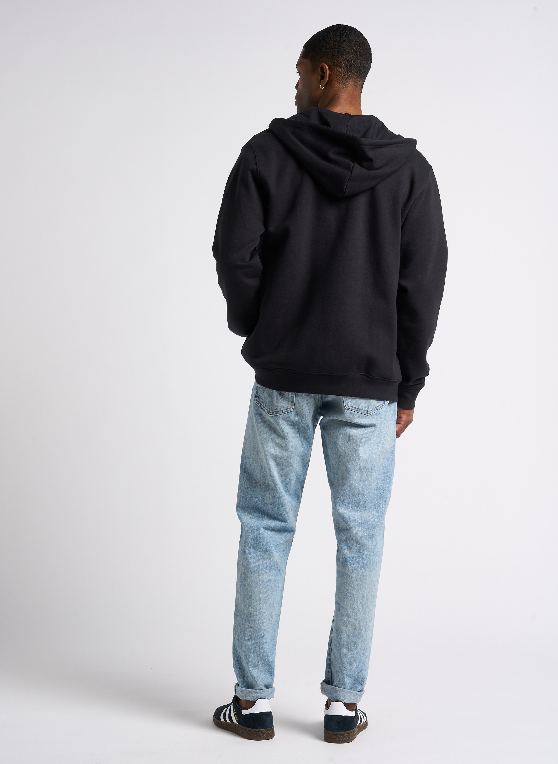 Katoenen jeans met toelopende pijpen EDWIN Blauw