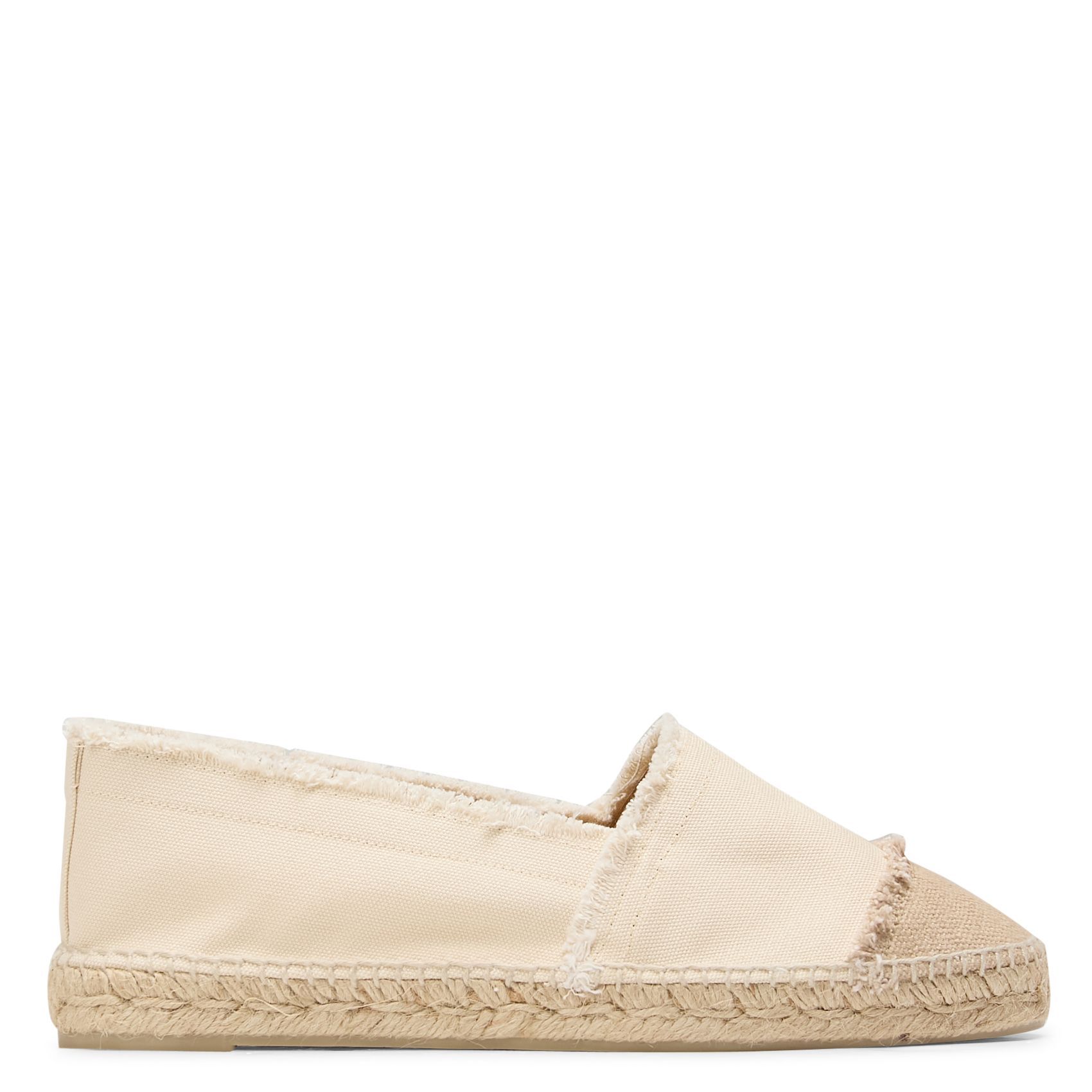 Espadrilles en coton mélangé lin CASTANER Beige