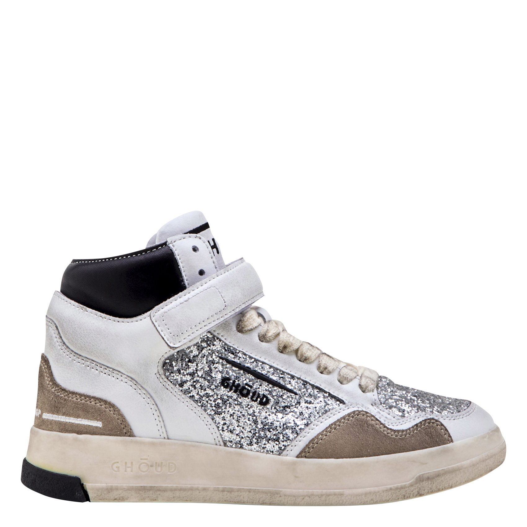 Hoge sneakers met pailletten GHOUD VENICE Grijs