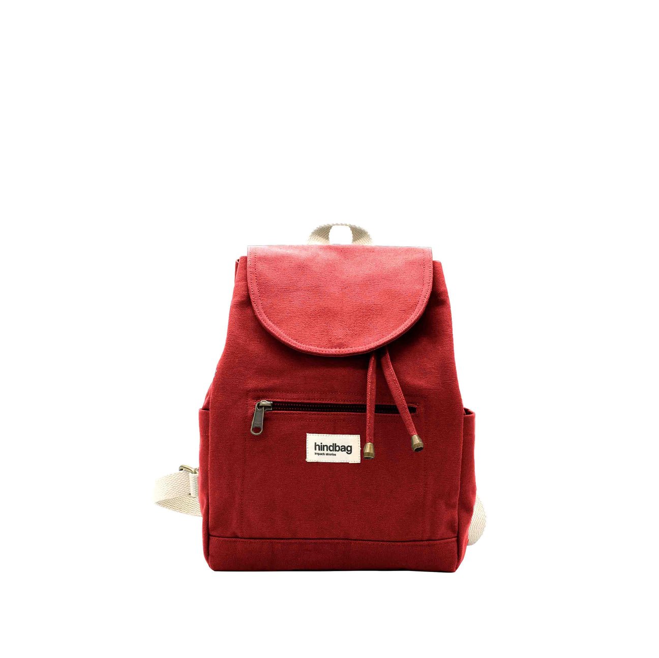 Cotton backpack MINI ELIOT Terracotta