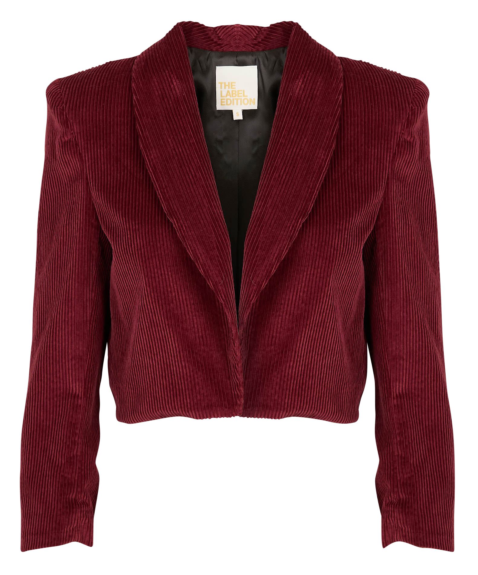 Straight cotton jacket Red