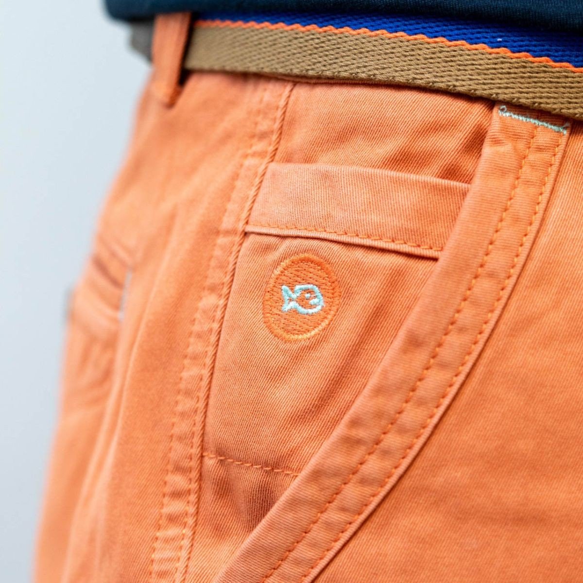 Organic cotton shorts BILLYBELT Orange