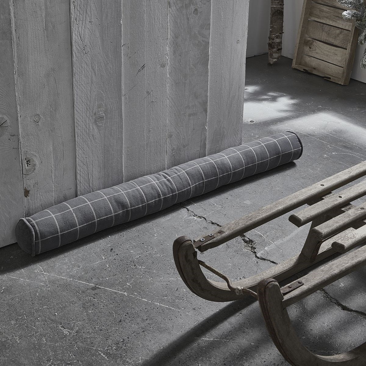 Bas de porte en coton TODAY LINGE DE MAISON Gris