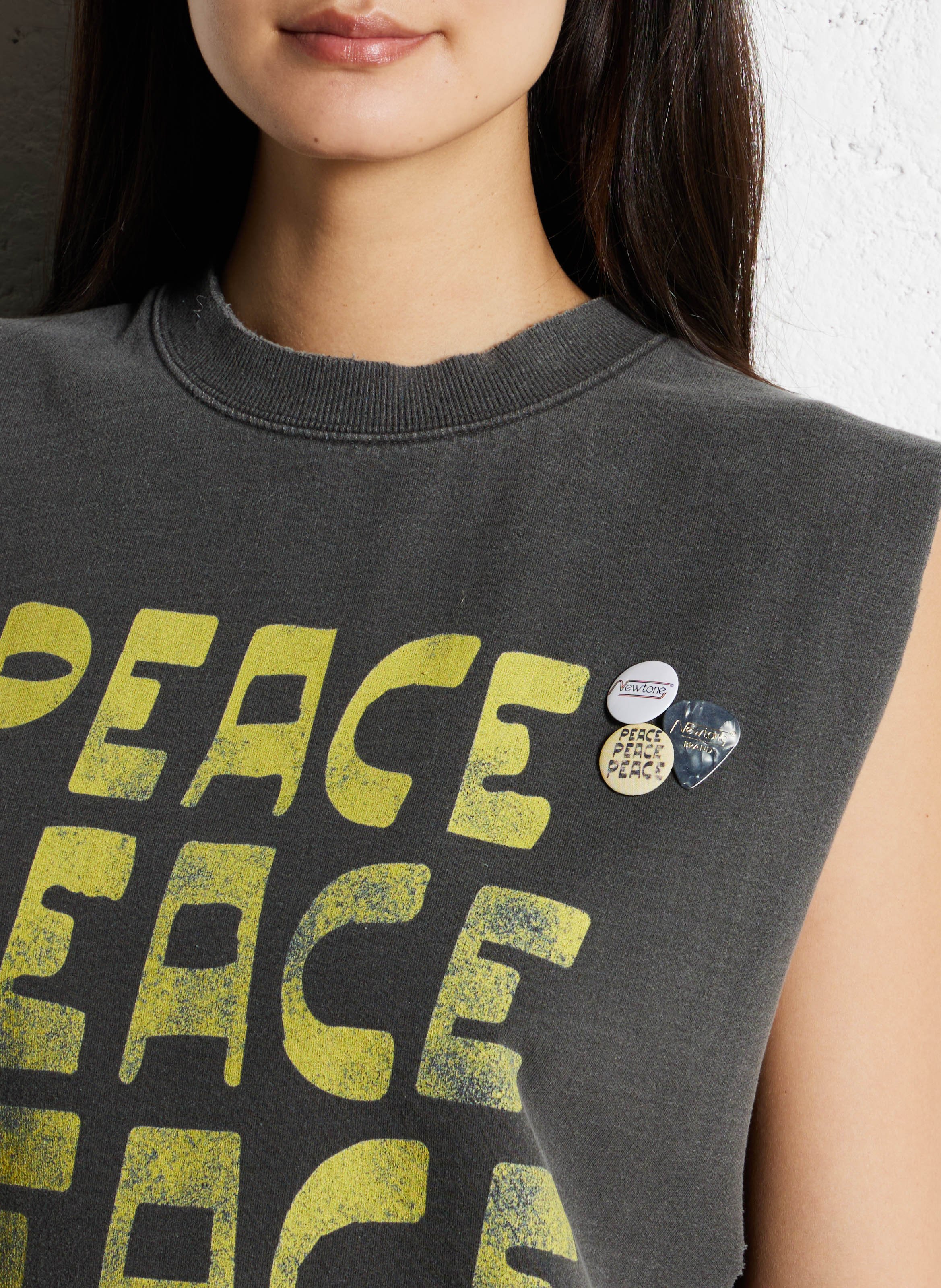 Basic cotton-mix T-shirt NEWTONE Grey