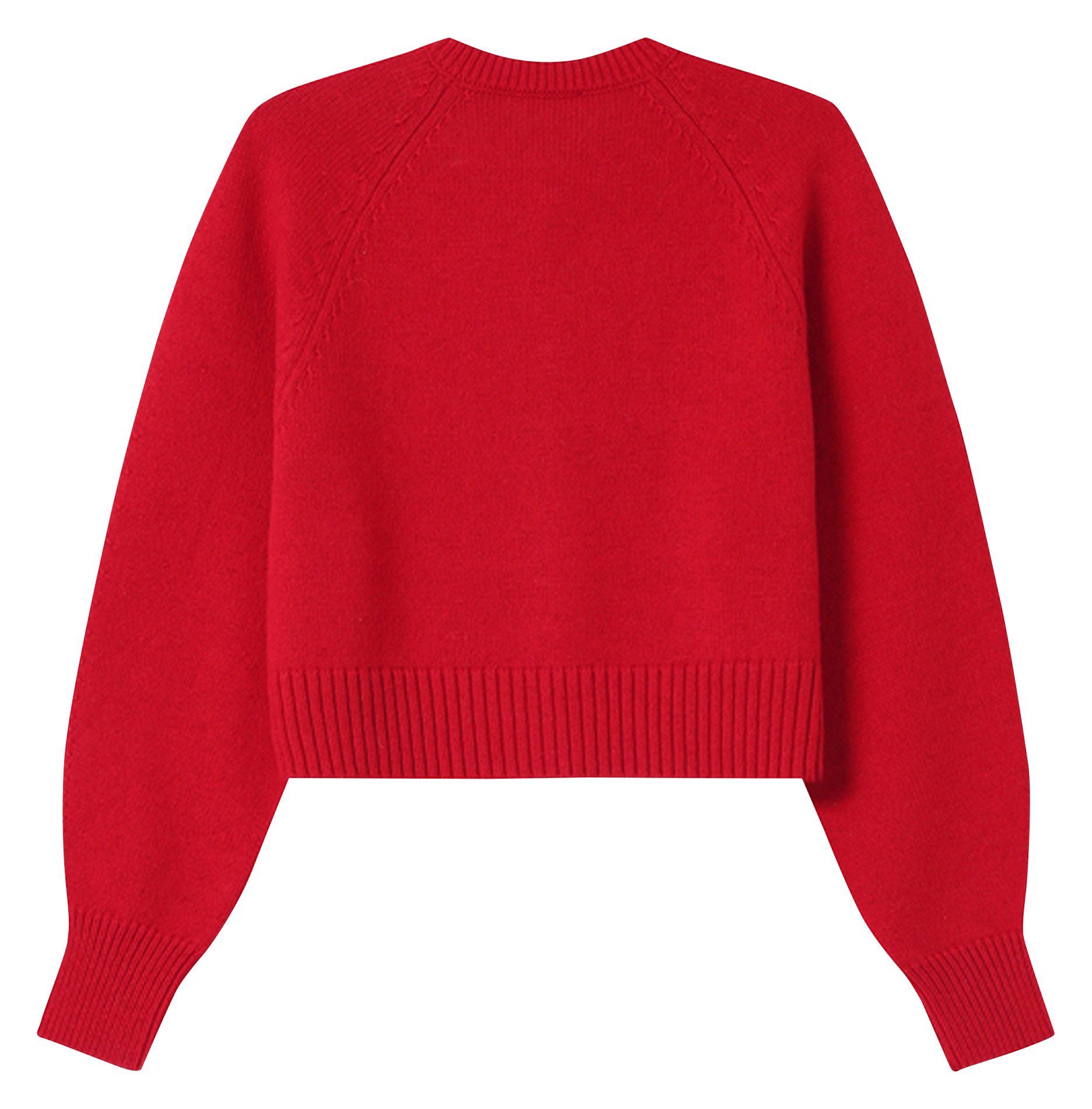 Round-neck cardigan GRACE ET MILA Red