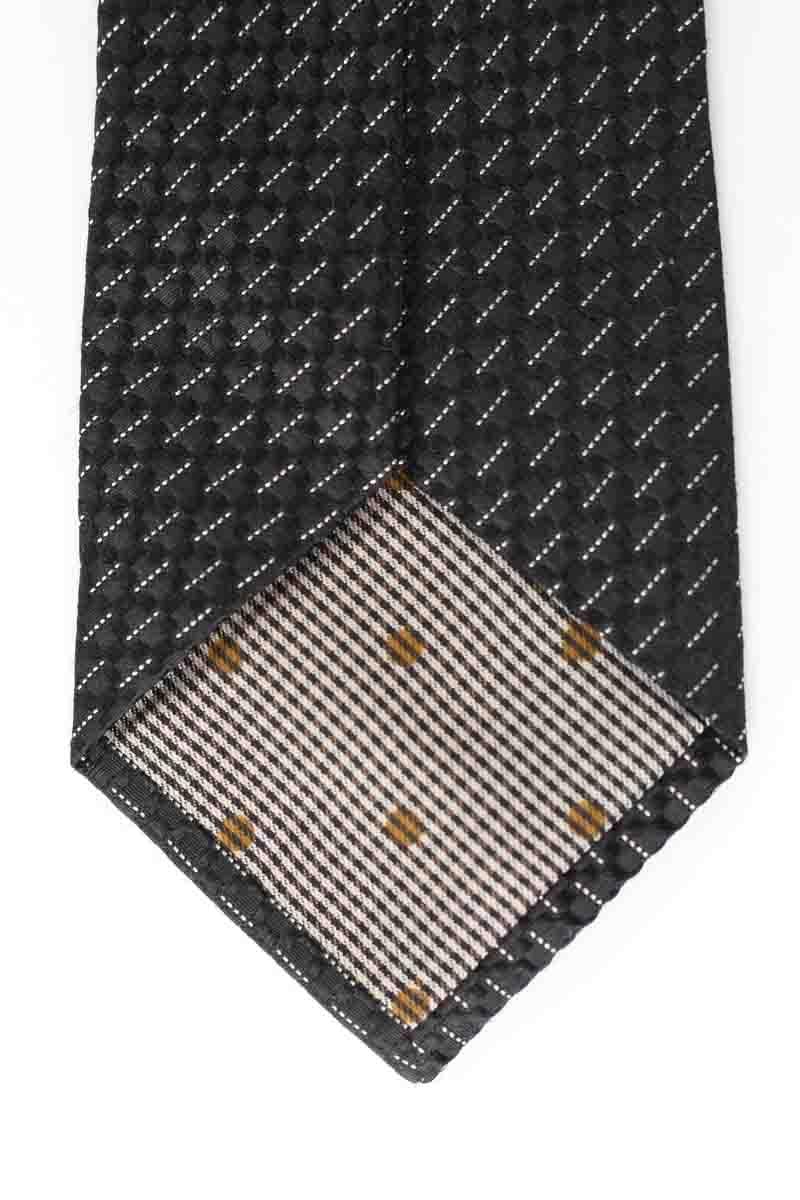 Navelli silk tie KENZO - SECONDE MAIN Black