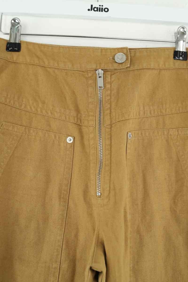 Slim-fit cotton cargo pants ISABEL MARANT ÉTOILE - SECONDE MAIN Brown
