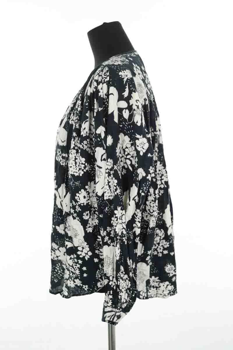 Cotton blouse LAURENCE BRAS - Seconde Main Black