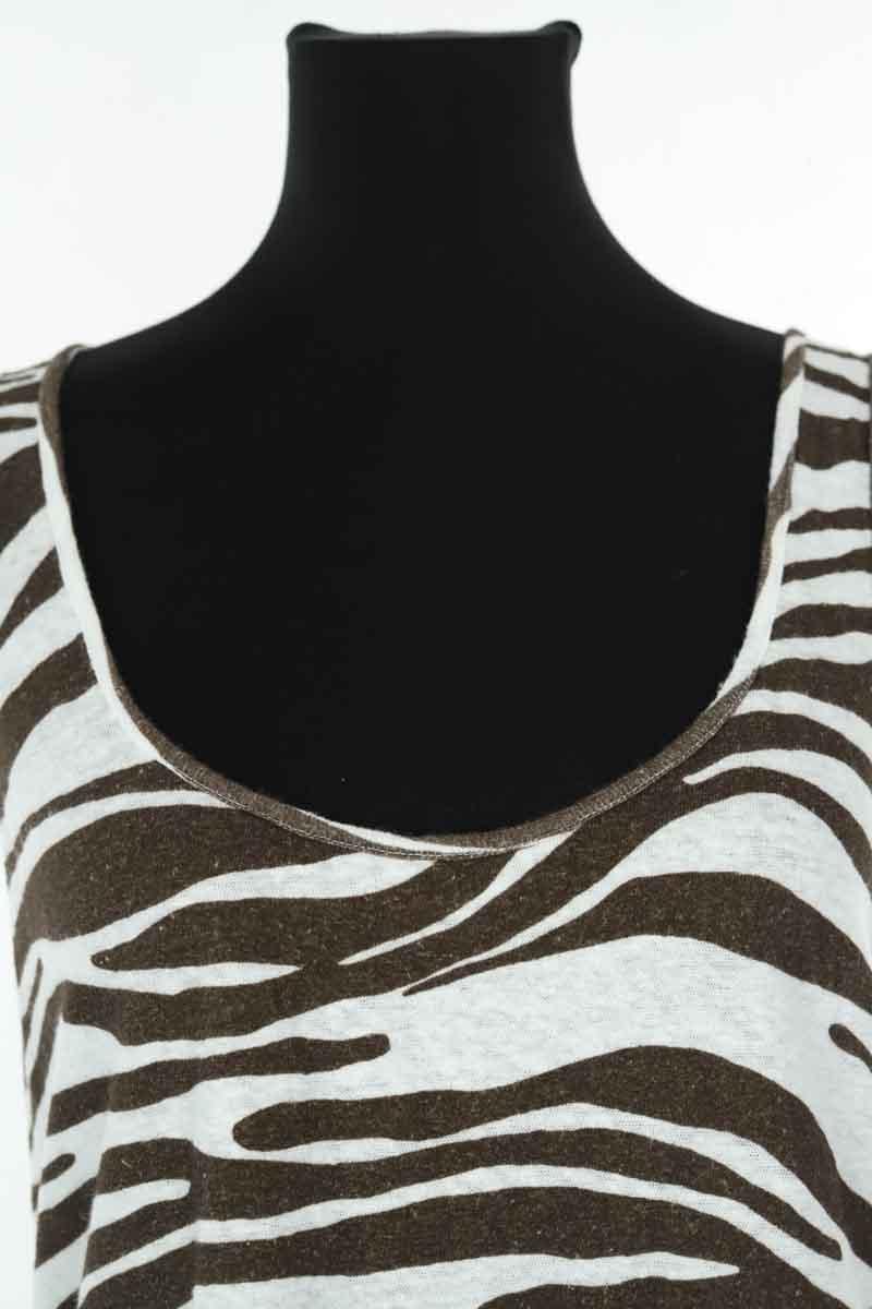 Sleeveless cotton top SEZANE - Seconde main Brown