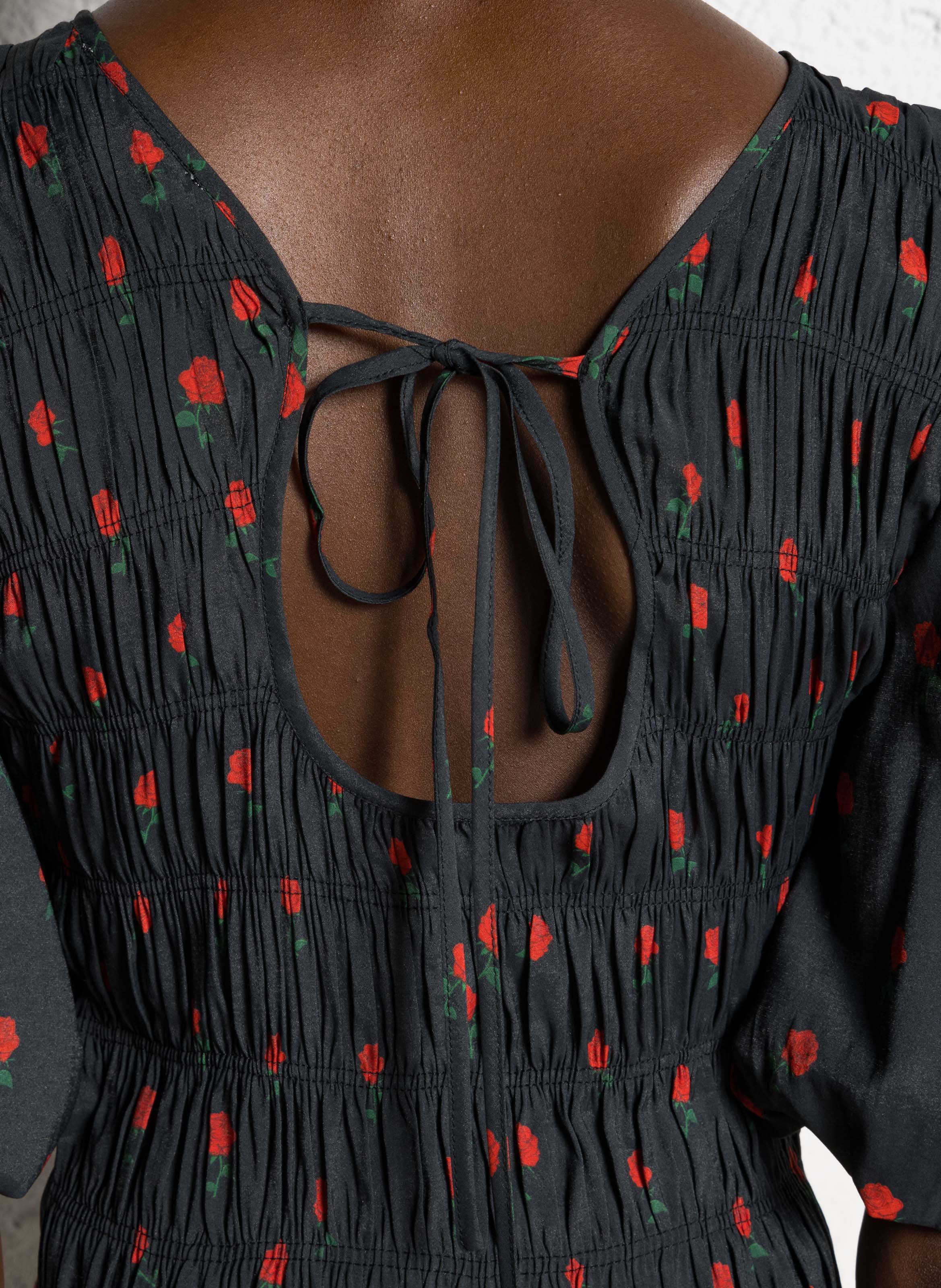 Robe longue col rond imprimé NEVER FULLY DRESSED Noir