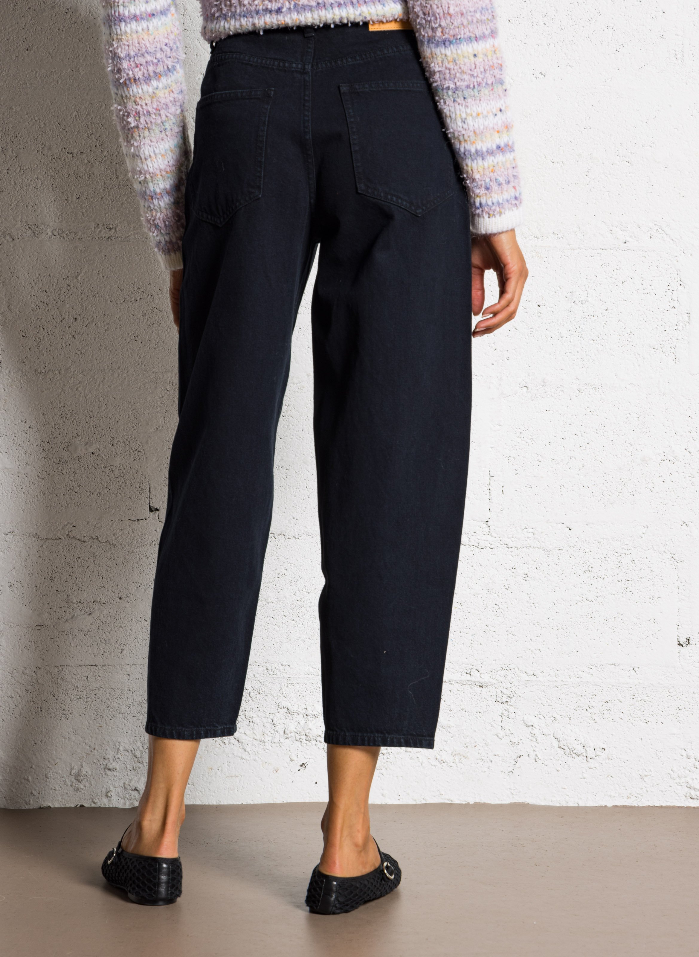 Jean large en coton LAB DIP Bleu