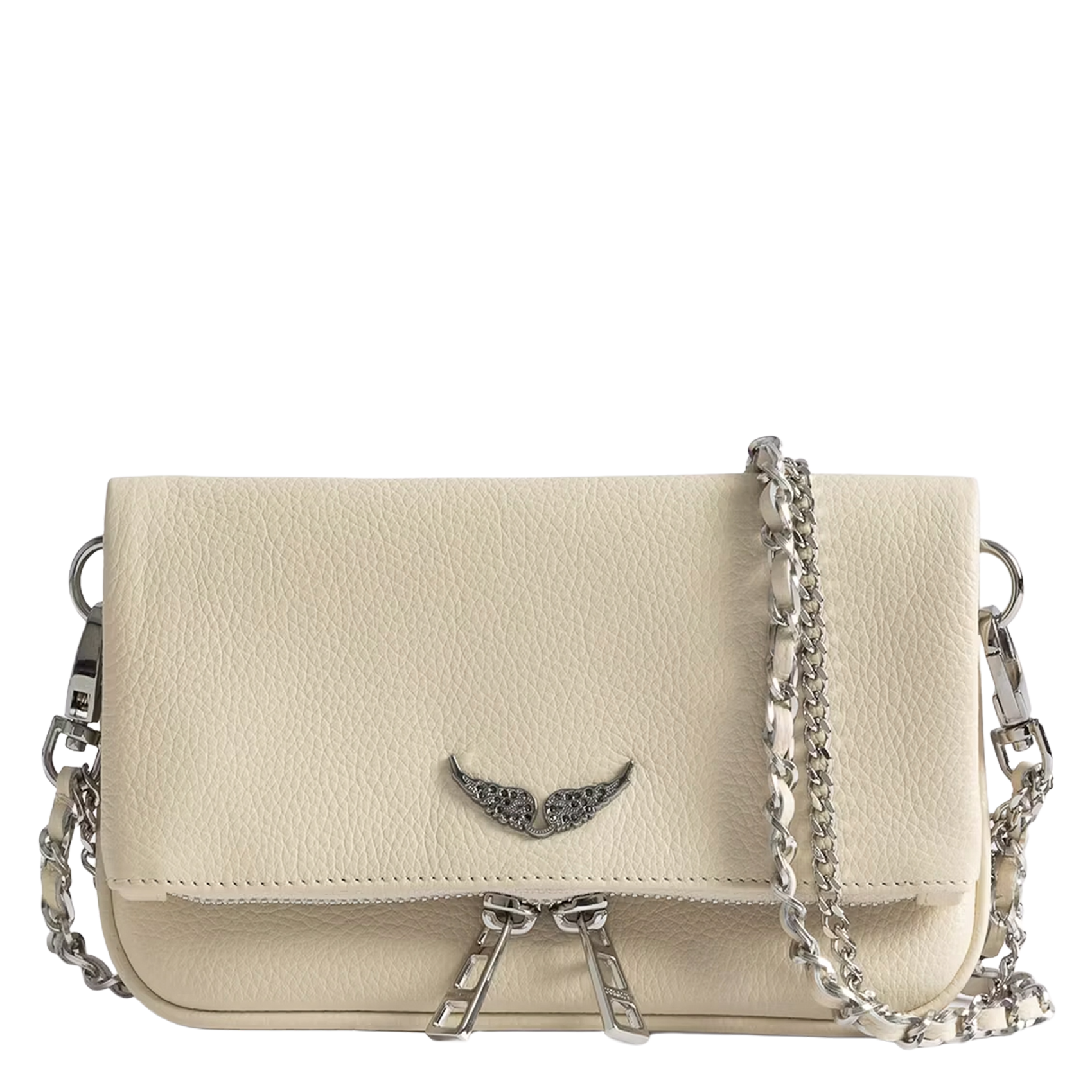 Leren avondclutch ZADIG&VOLTAIRE