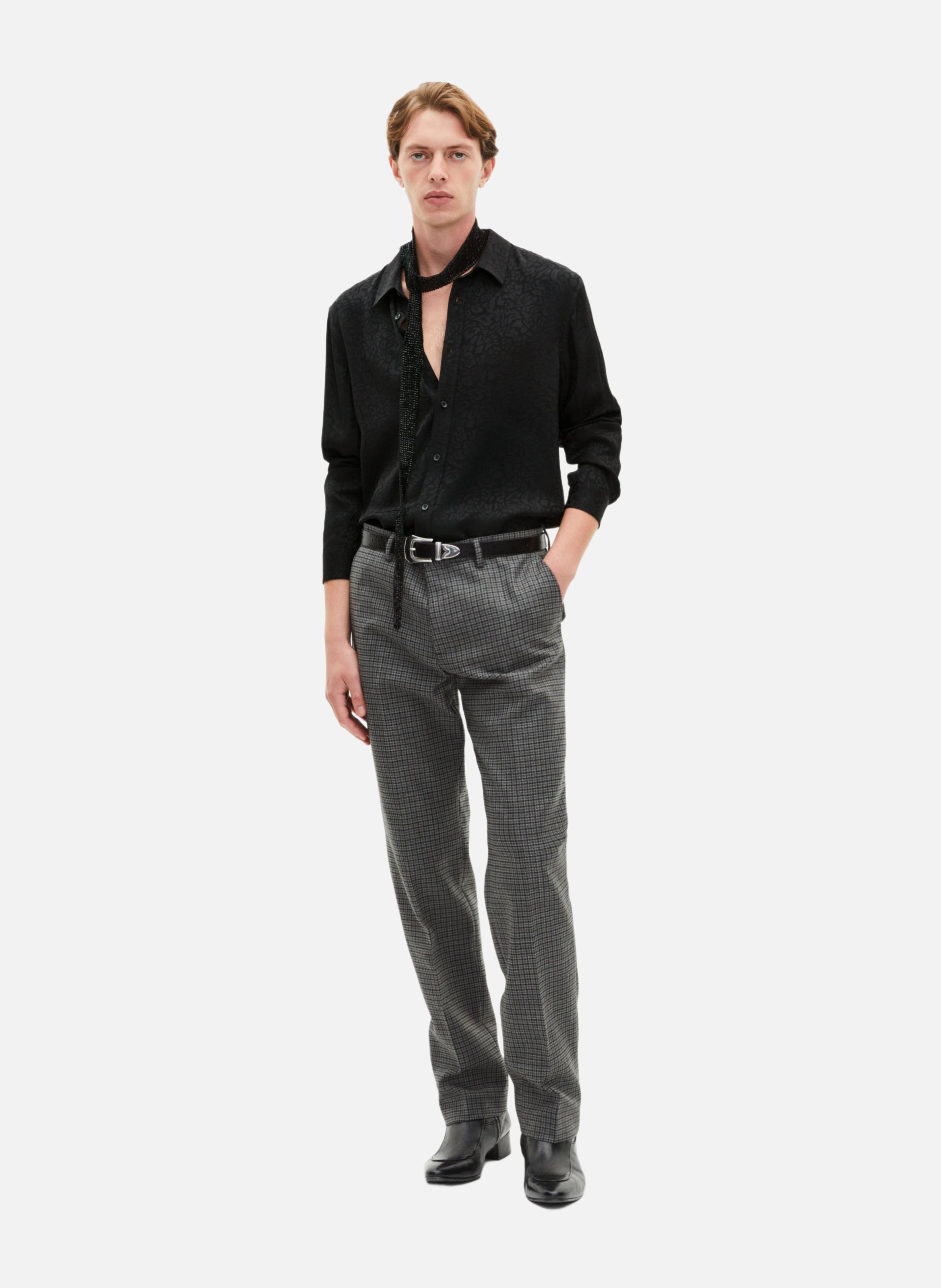 Jacquard shirt THE KOOPLES Black