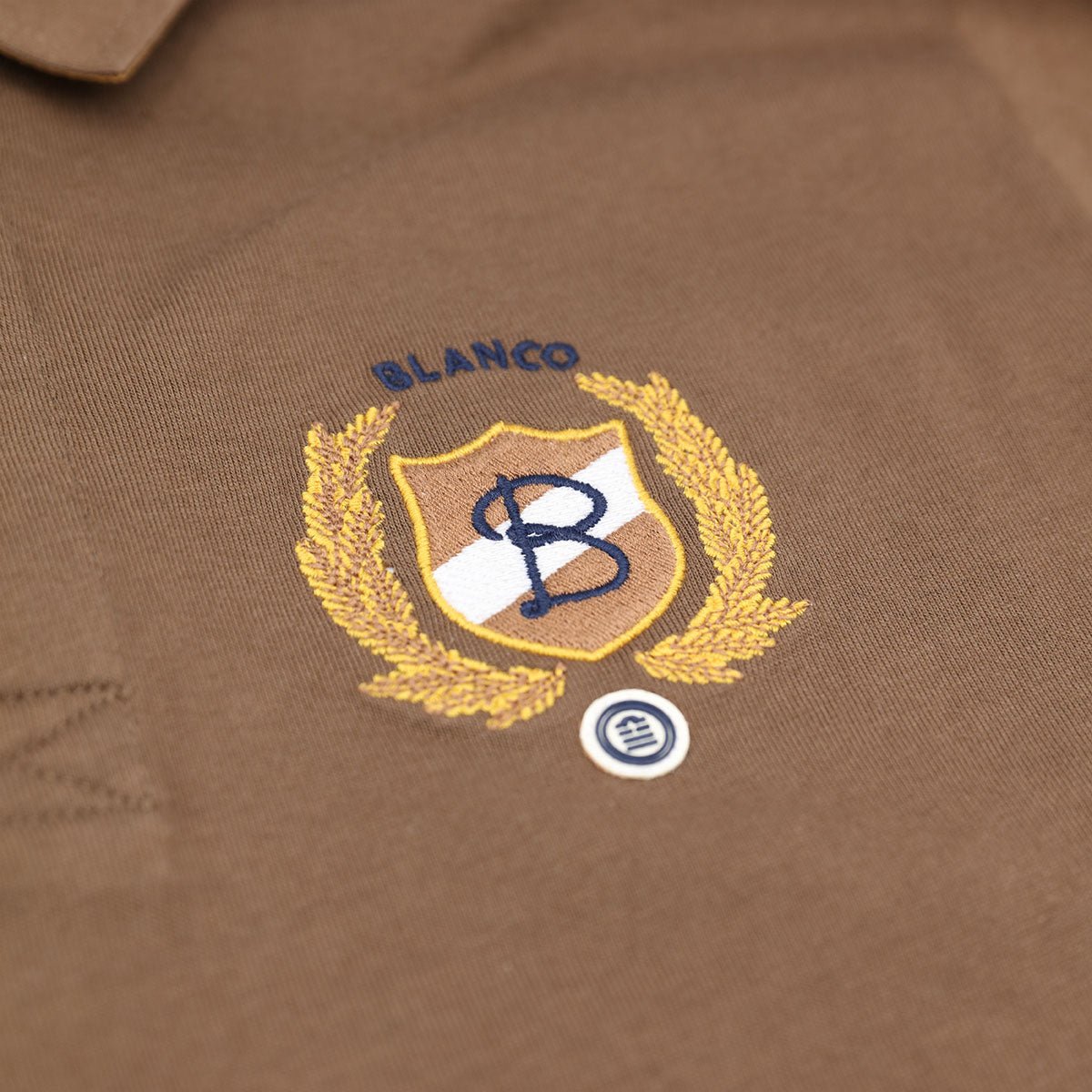 Long-sleeved rugby jersey SERGE BLANCO Brown