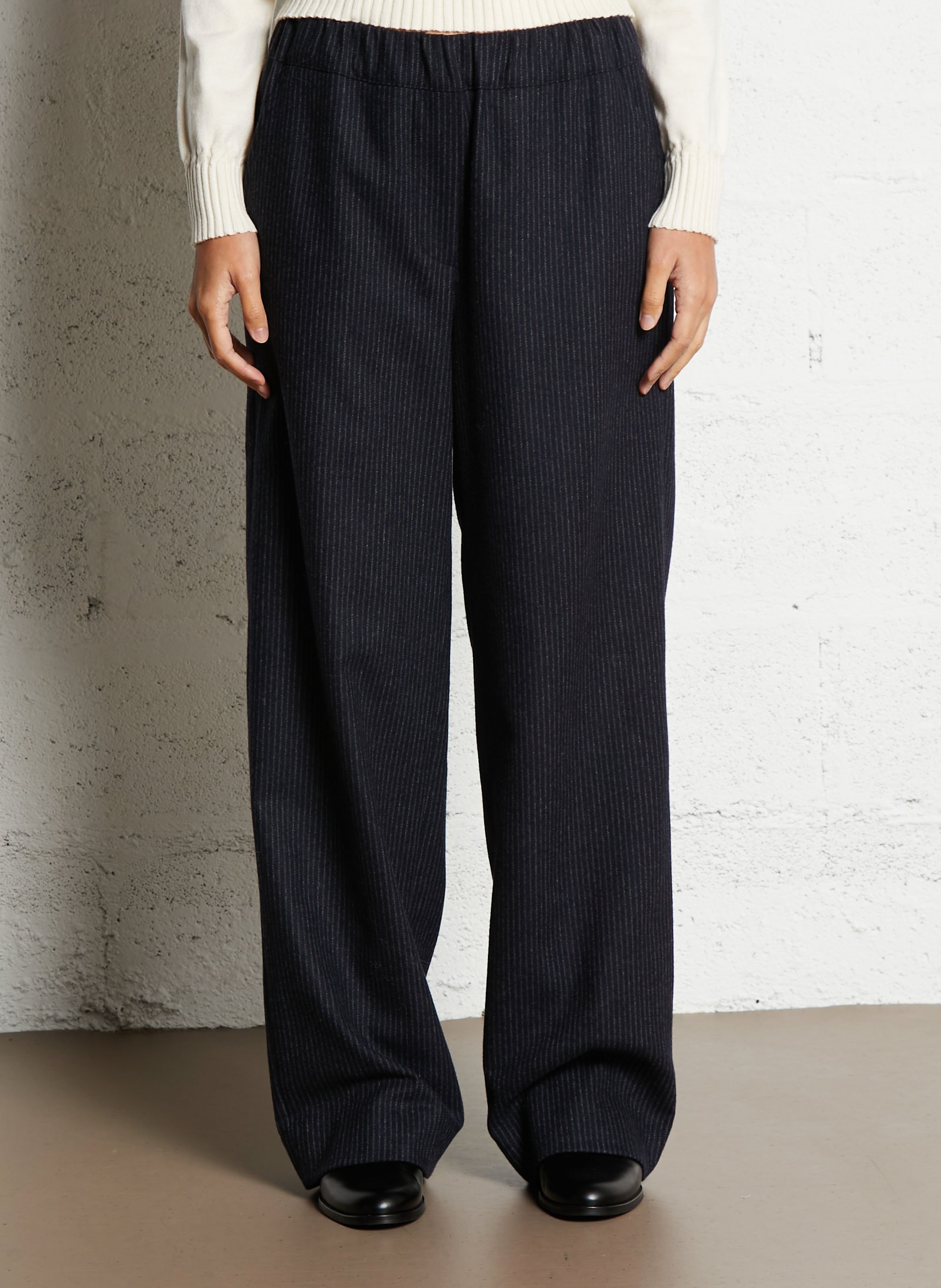 Low-cut loose-fit dress BELLEPIECE Blue