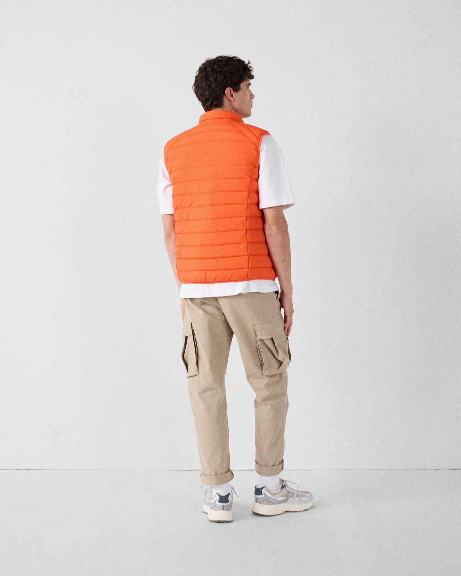 Stretch sleeveless puffer jacket Arafo JOTT Red