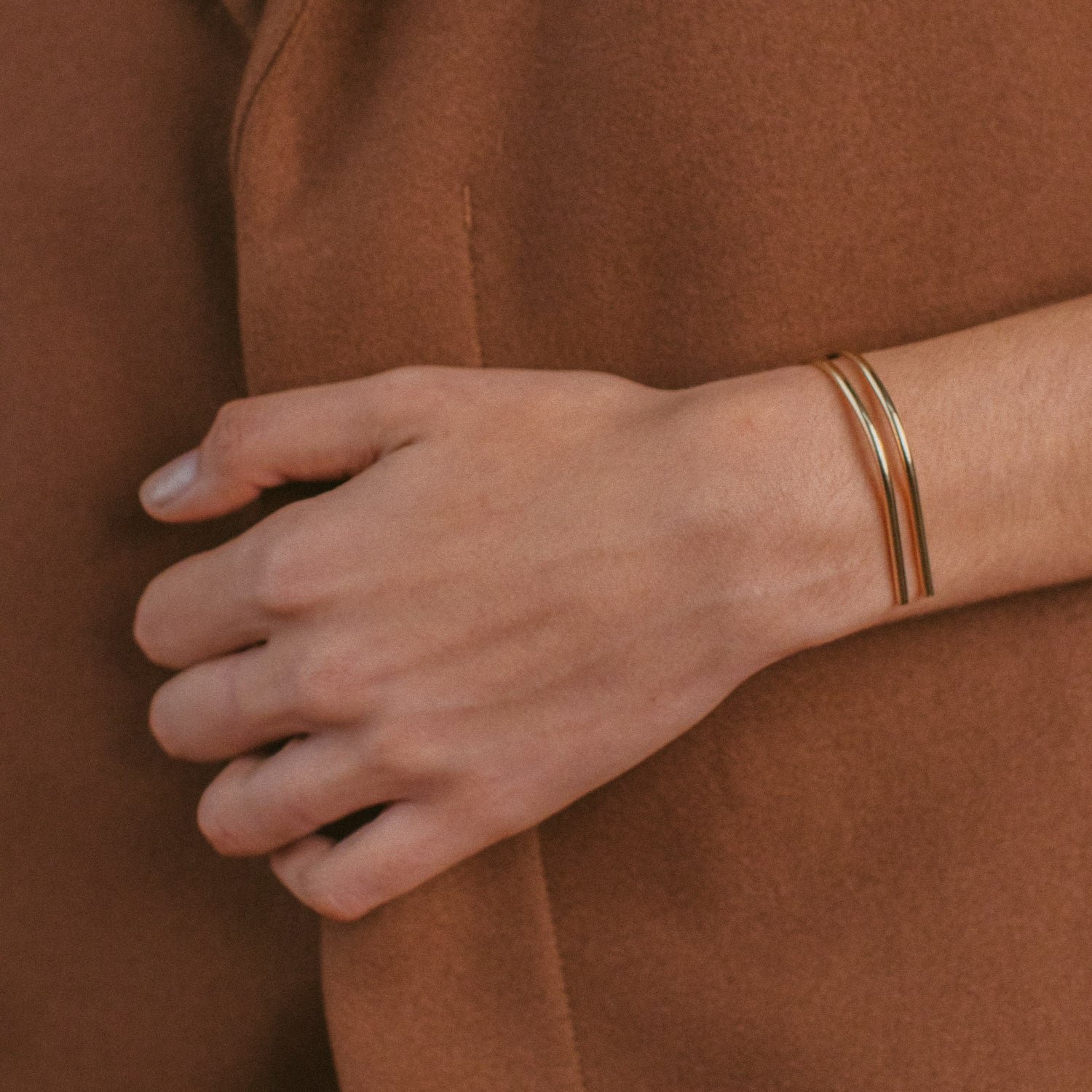 Bracelet réversible, vermeil MAYRENA Doré