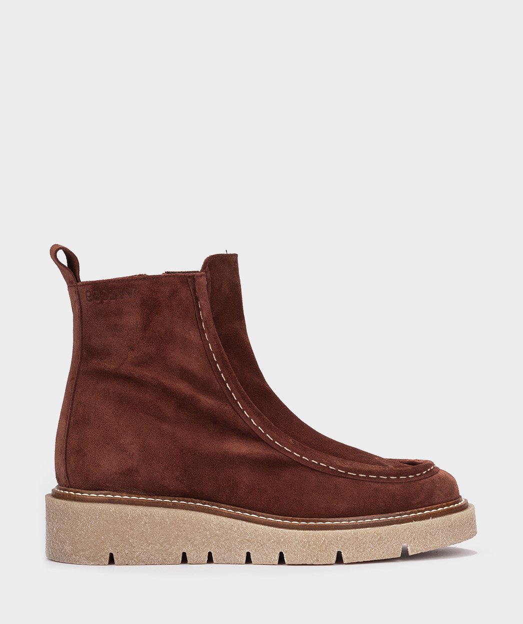 Suede ankle boots in bundle color PEDRO MIRALLES Red